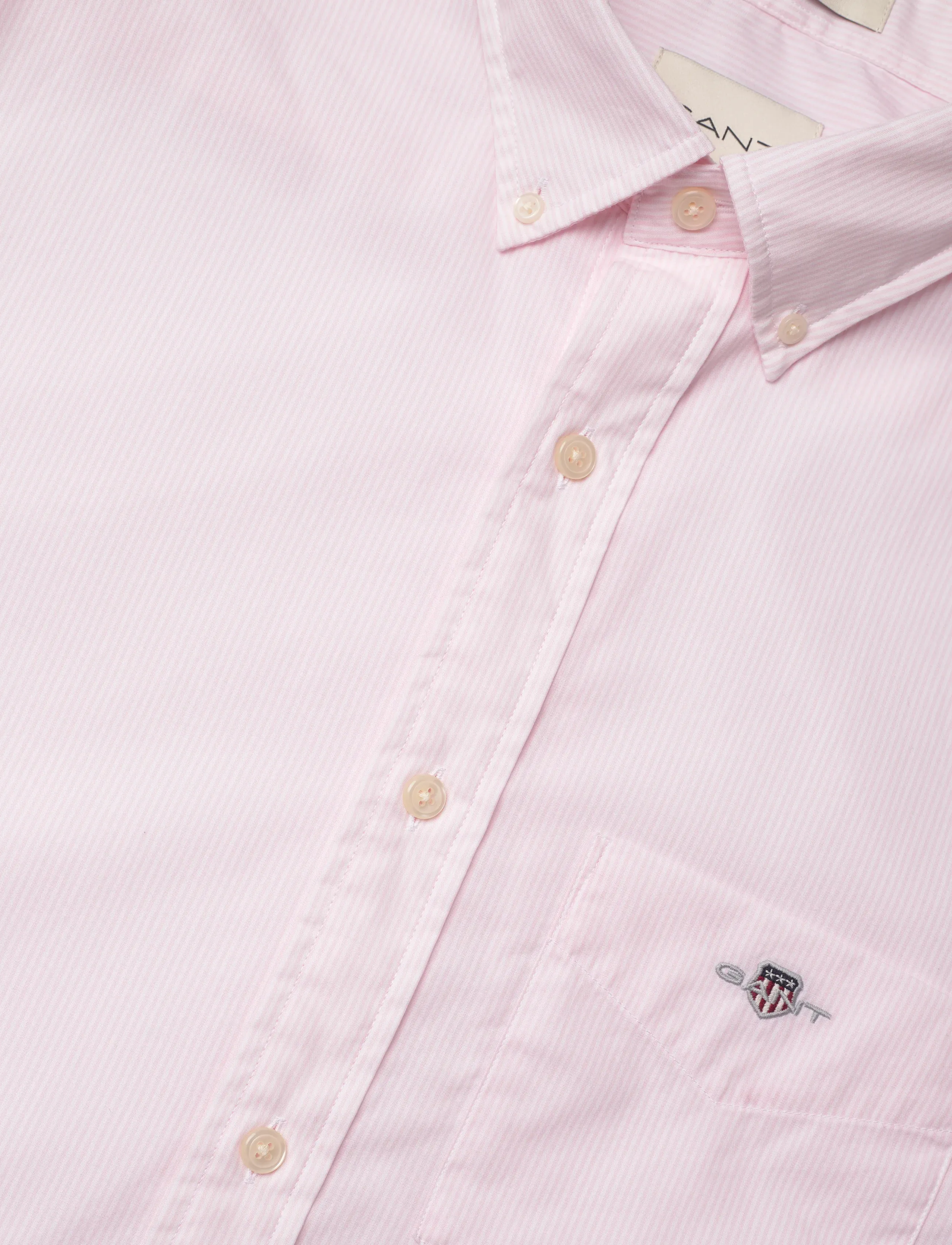 Gant - REG CLASSIC POPLIN BANKER SHIRT - casual skjorter - light pink - 3