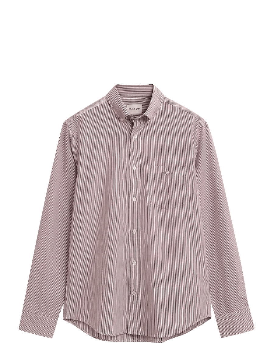 Gant - REG CLASSIC POPLIN BANKER SHIRT - casual skjorter - plumped red - 0