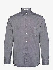 GANT - REG OXFORD SHIRT - oxford-skjorter - black - 0