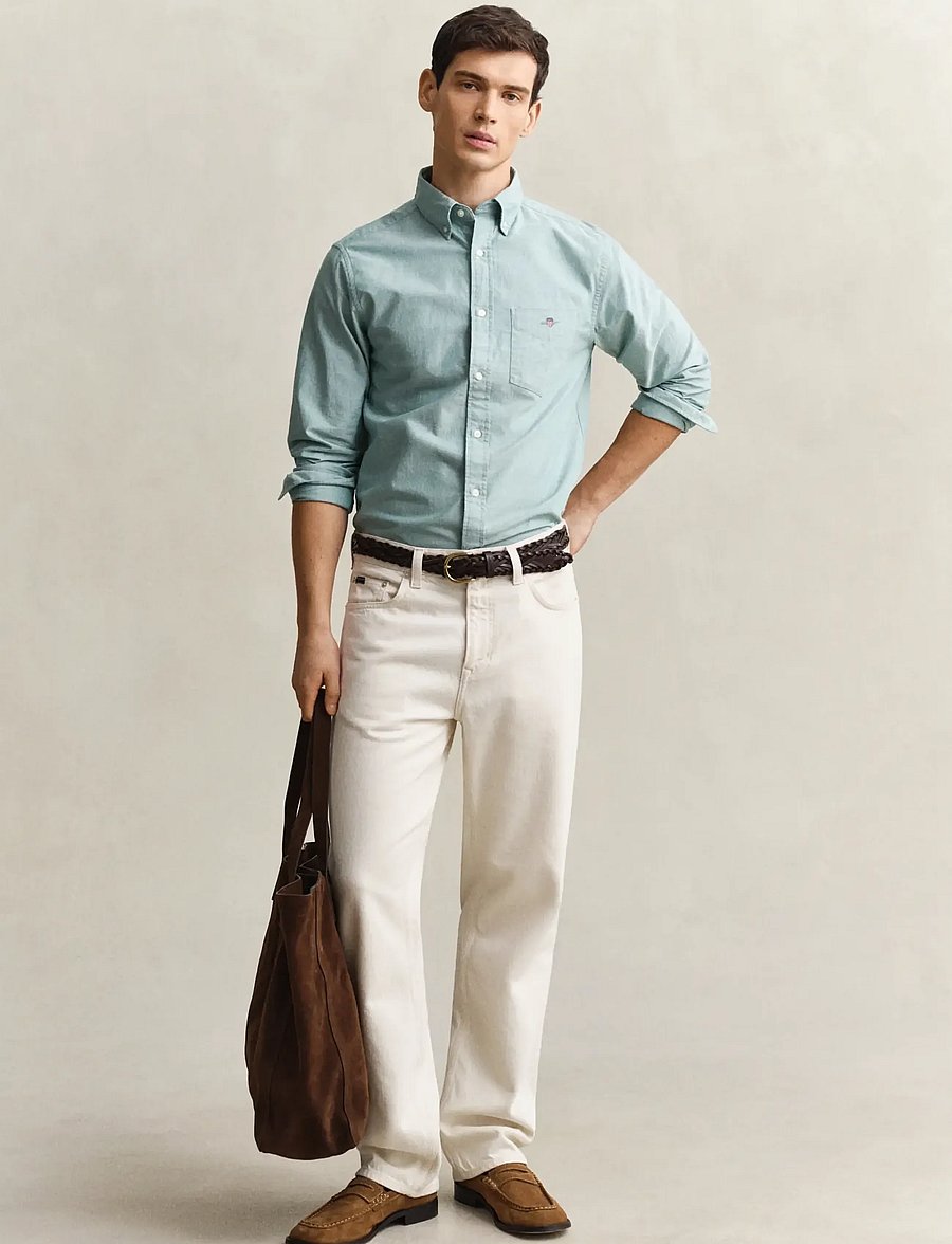 Gant - REG CLASSIC OXFORD SHIRT - chemises oxford - botanical hue - 4