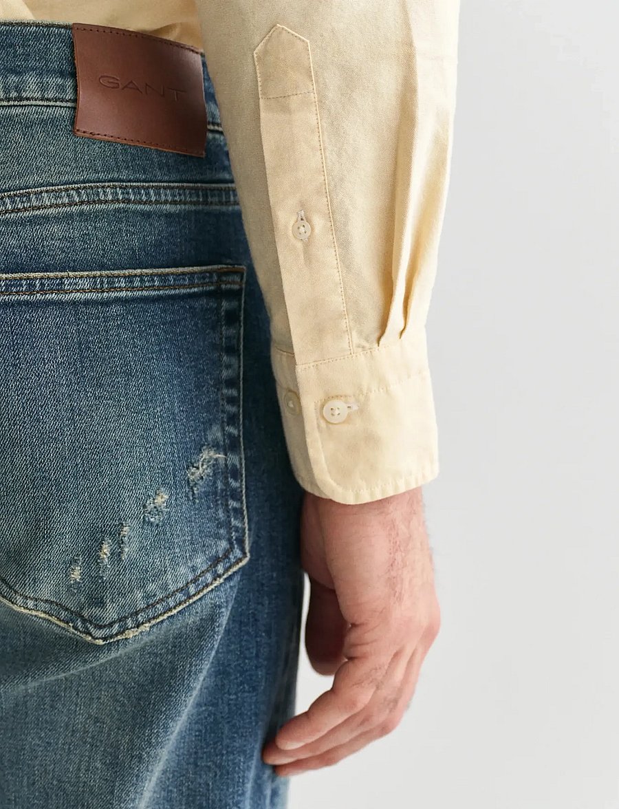 Gant - REG CLASSIC OXFORD SHIRT - oxford skjorter - burnt wheat - 3