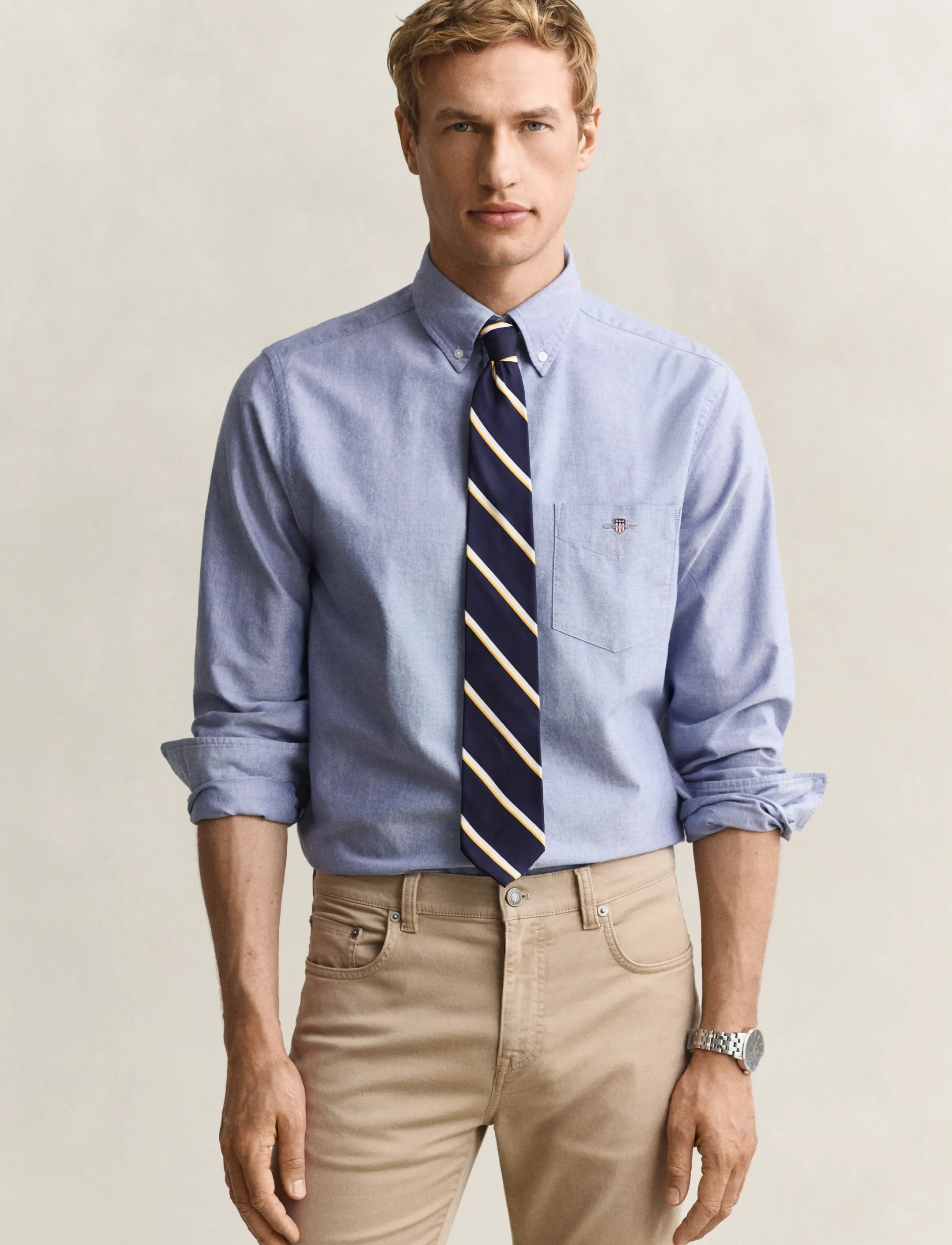 Gant REG CLASSIC OXFORD SHIRT - Overhemden - COLLEGE BLUE / blue