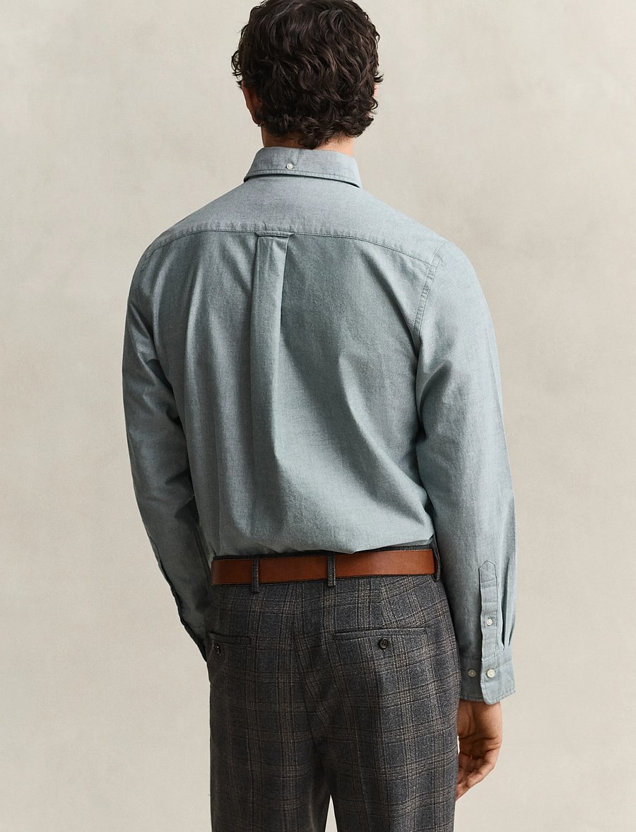 Gant - REG CLASSIC OXFORD SHIRT - oxford-skjortor - dark emerald - 2