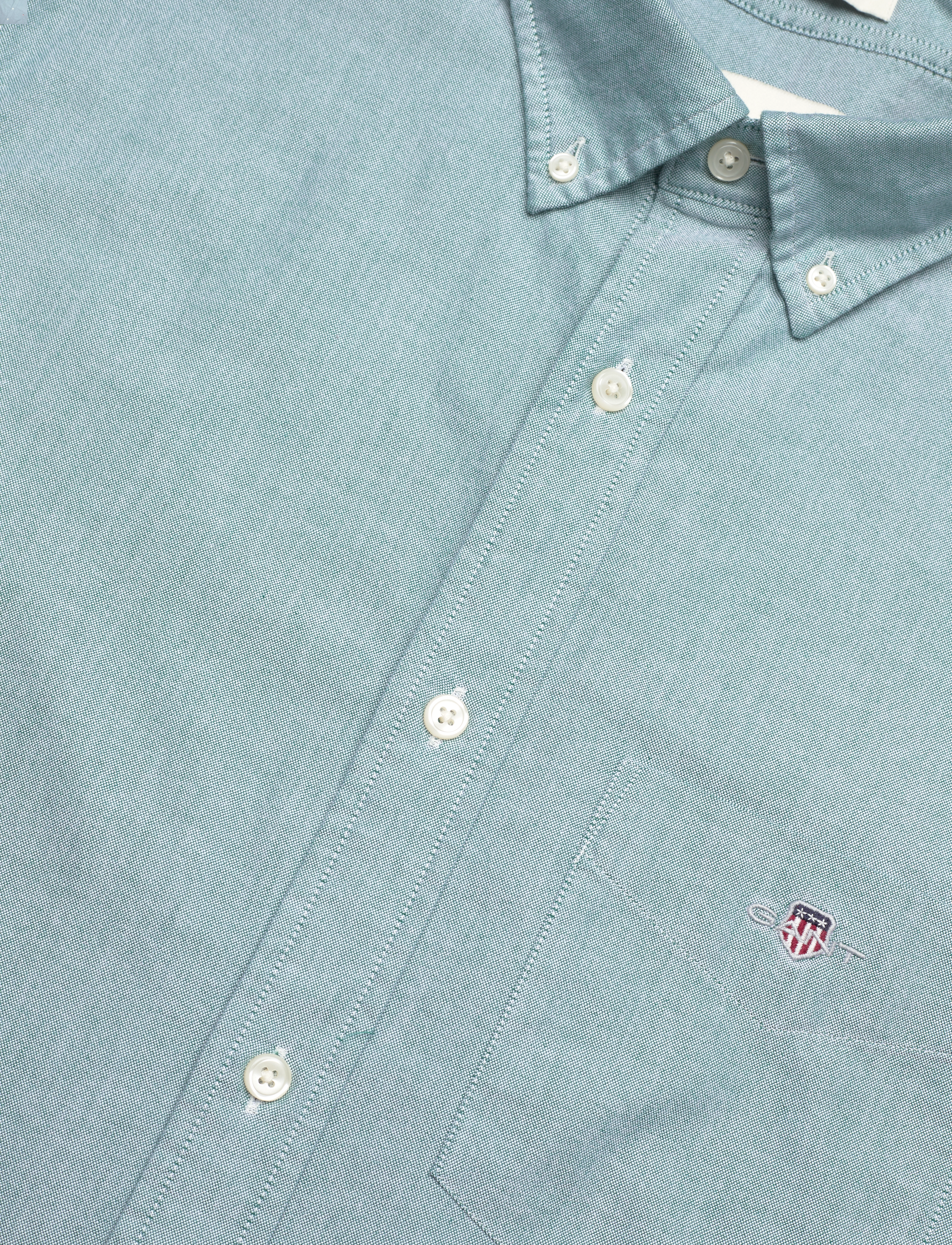 Gant - REG CLASSIC OXFORD SHIRT - oxford-hemden - deep forest green - 3