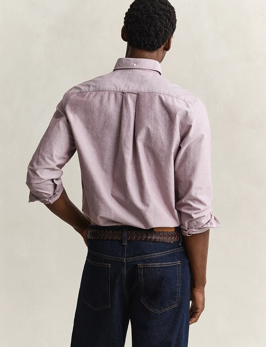 Gant - REG CLASSIC OXFORD SHIRT - oxford-skjortor - deep grape wine - 2