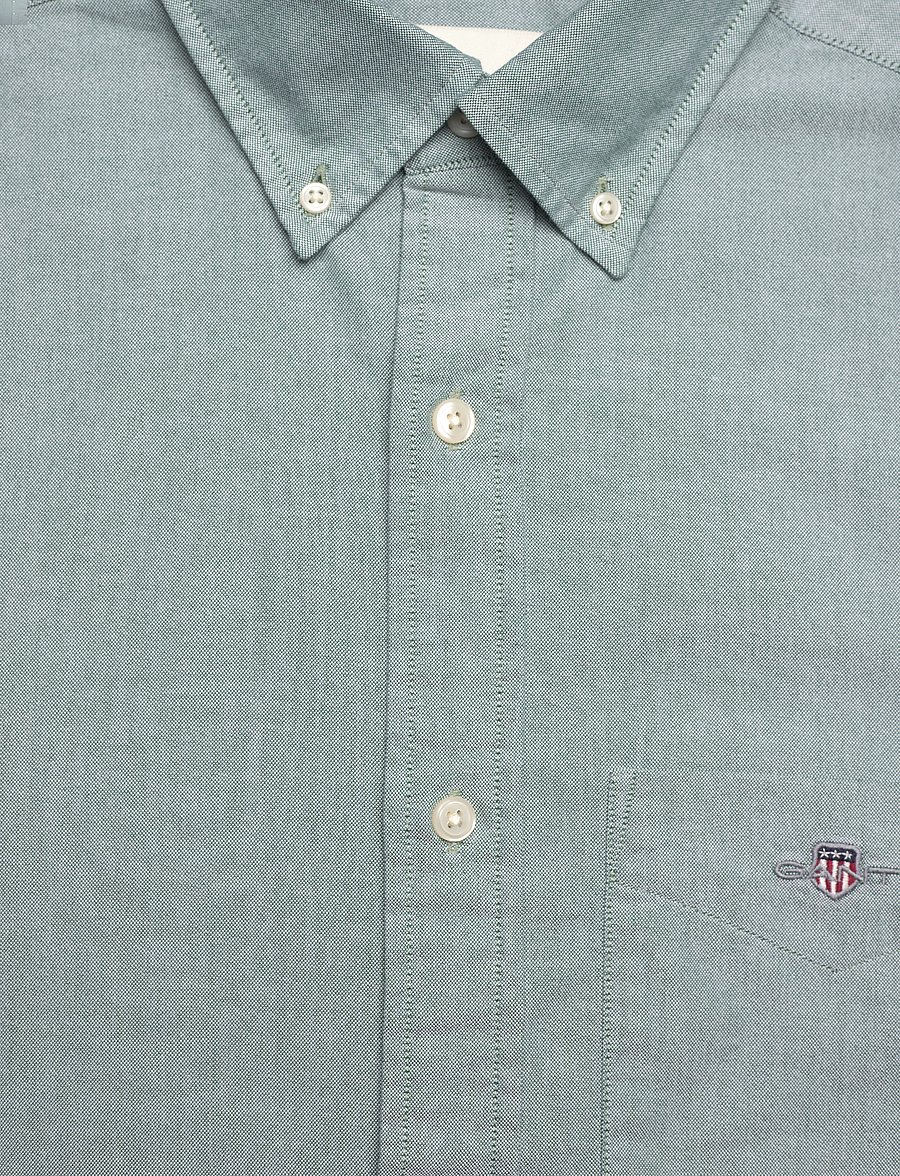 Gant - REG CLASSIC OXFORD SHIRT - oxford skjorter - forest green - 2