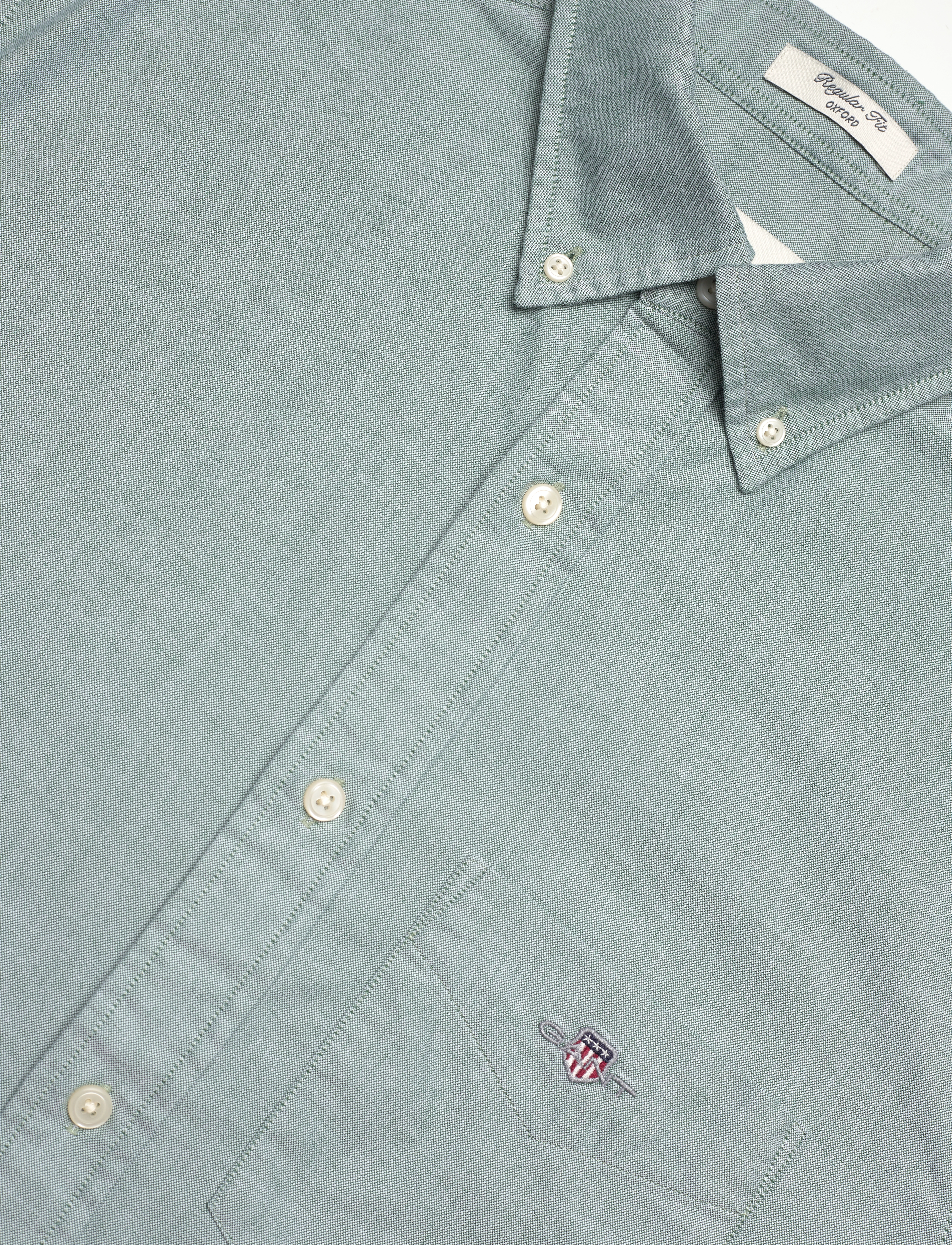 Gant - REG CLASSIC OXFORD SHIRT - oxford skjorter - forest green - 3