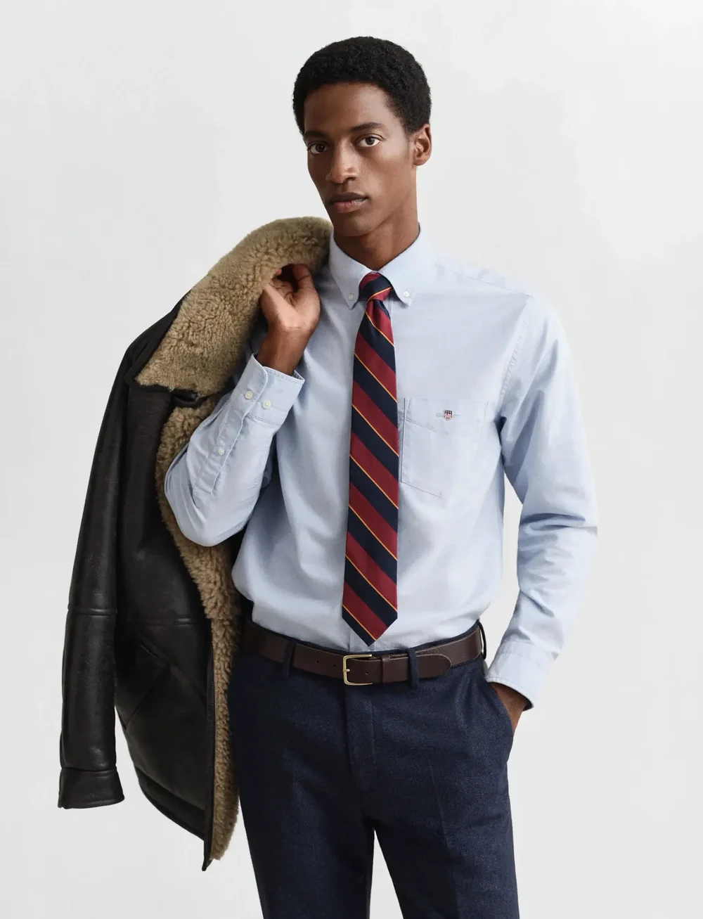 GANT - REG CLASSIC OXFORD SHIRT - basic overhemden - light blue - 0