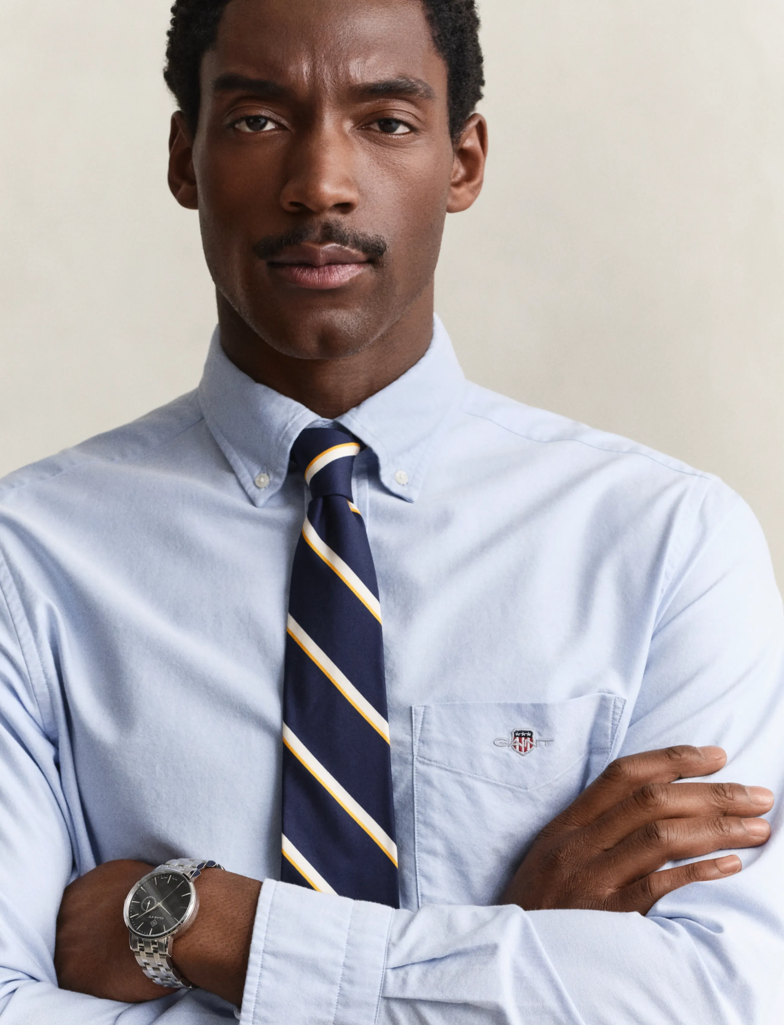 Gant - REG CLASSIC OXFORD SHIRT - oxford shirts - light blue - 4
