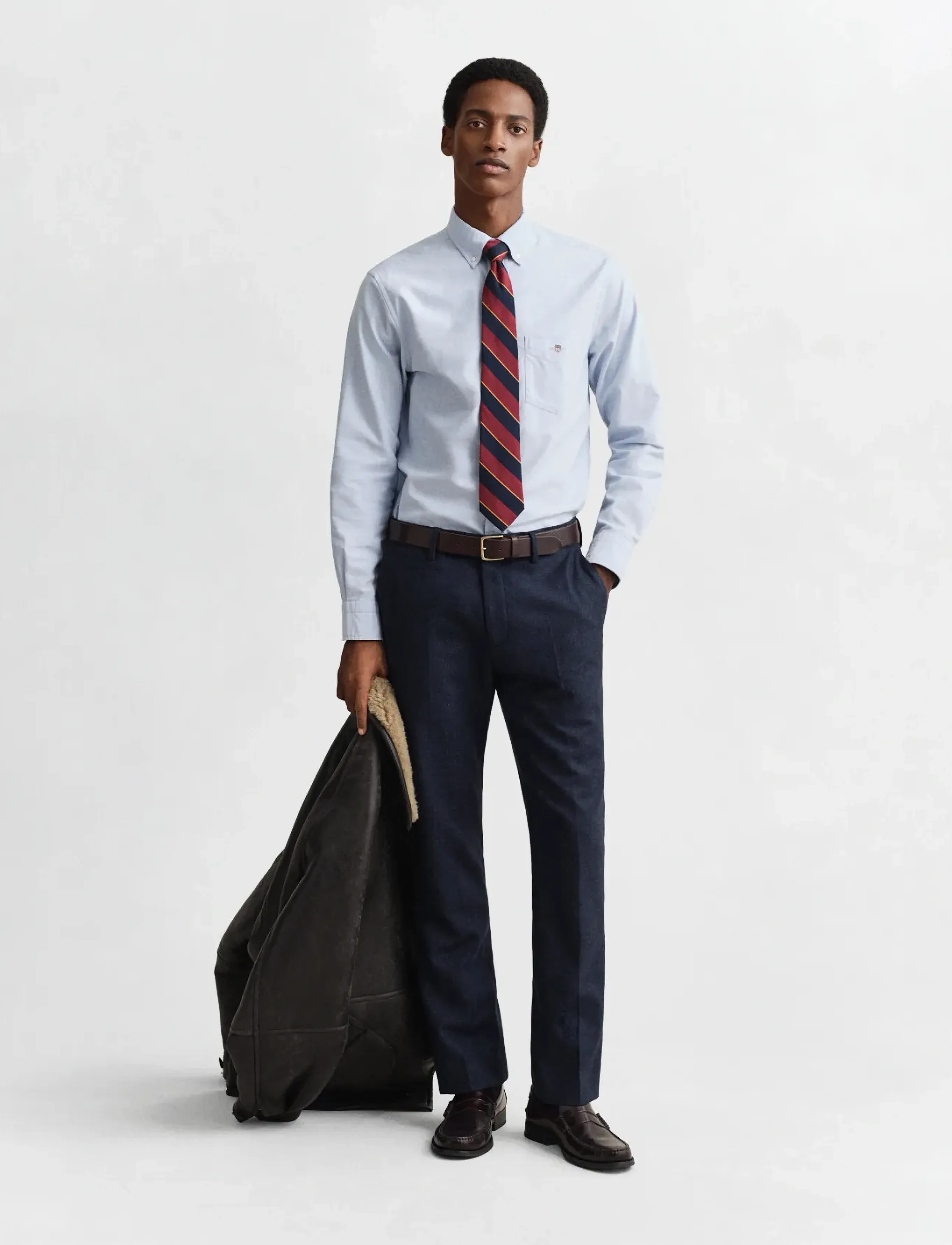 Gant - REG CLASSIC OXFORD SHIRT - oxford-hemden - light blue - 5