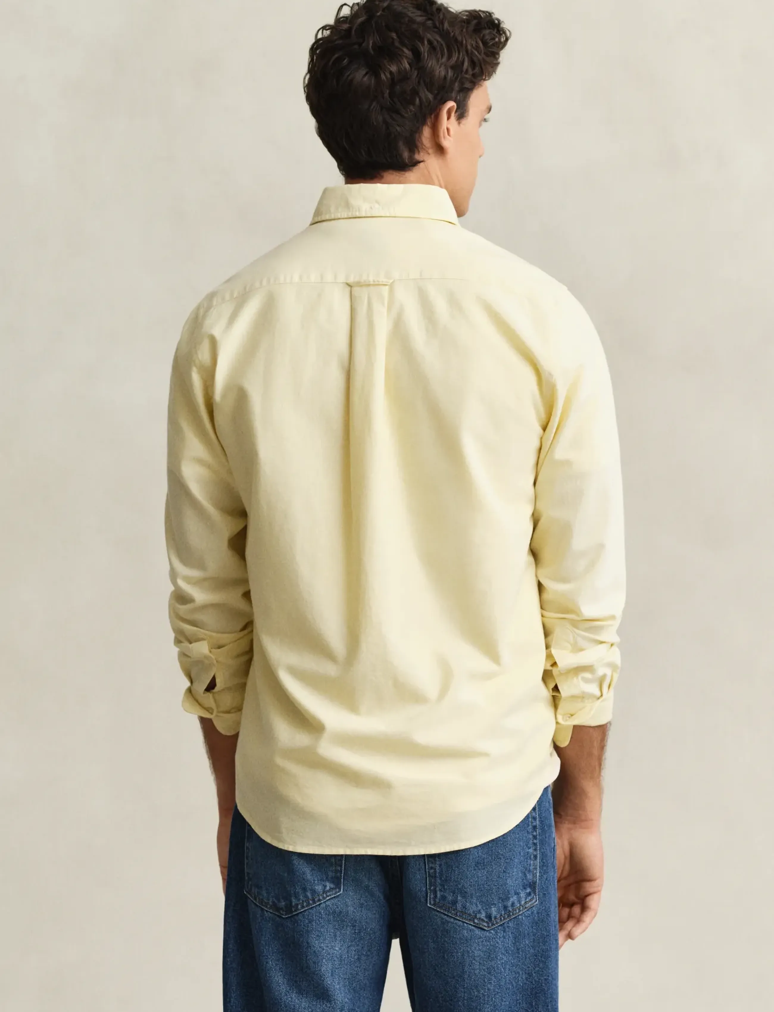 Gant - REG CLASSIC OXFORD SHIRT - oxford skjorter - light mustard yellow - 2