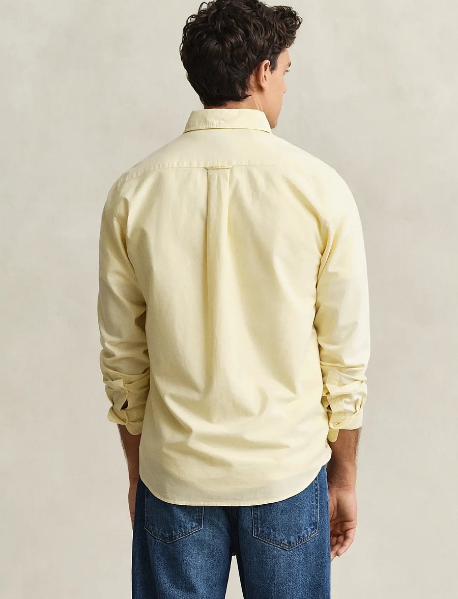 Gant - REG CLASSIC OXFORD SHIRT - oxford skjorter - light mustard yellow - 2