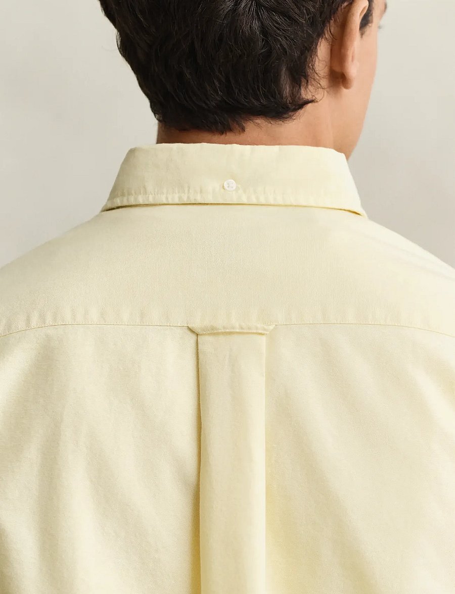 Gant - REG CLASSIC OXFORD SHIRT - oxford skjorter - light mustard yellow - 3