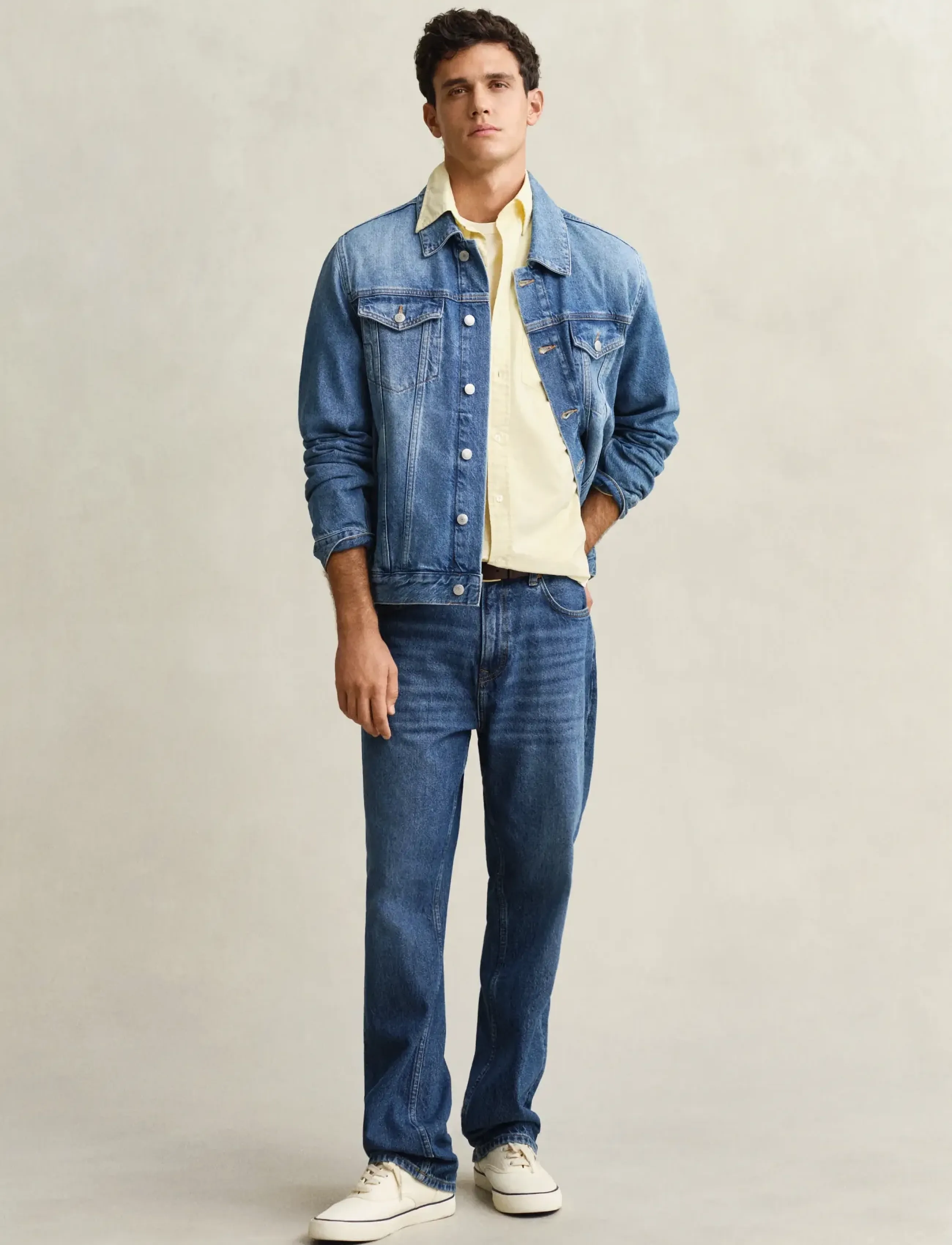 Gant - REG CLASSIC OXFORD SHIRT - oxford skjorter - light mustard yellow - 4