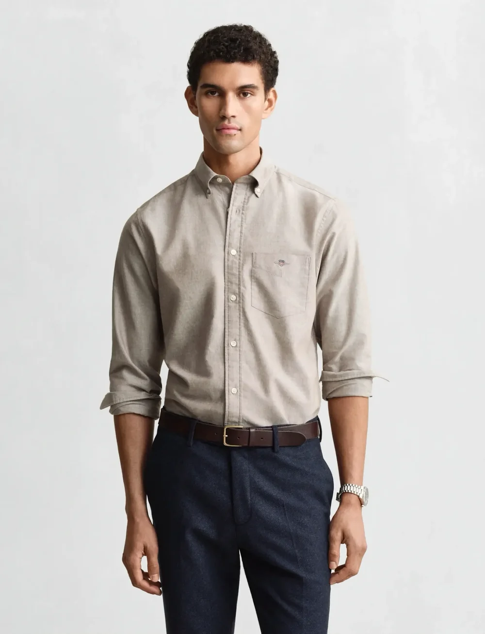 GANT - REG OXFORD SHIRT - basic-hemden - mahogany brown - 0
