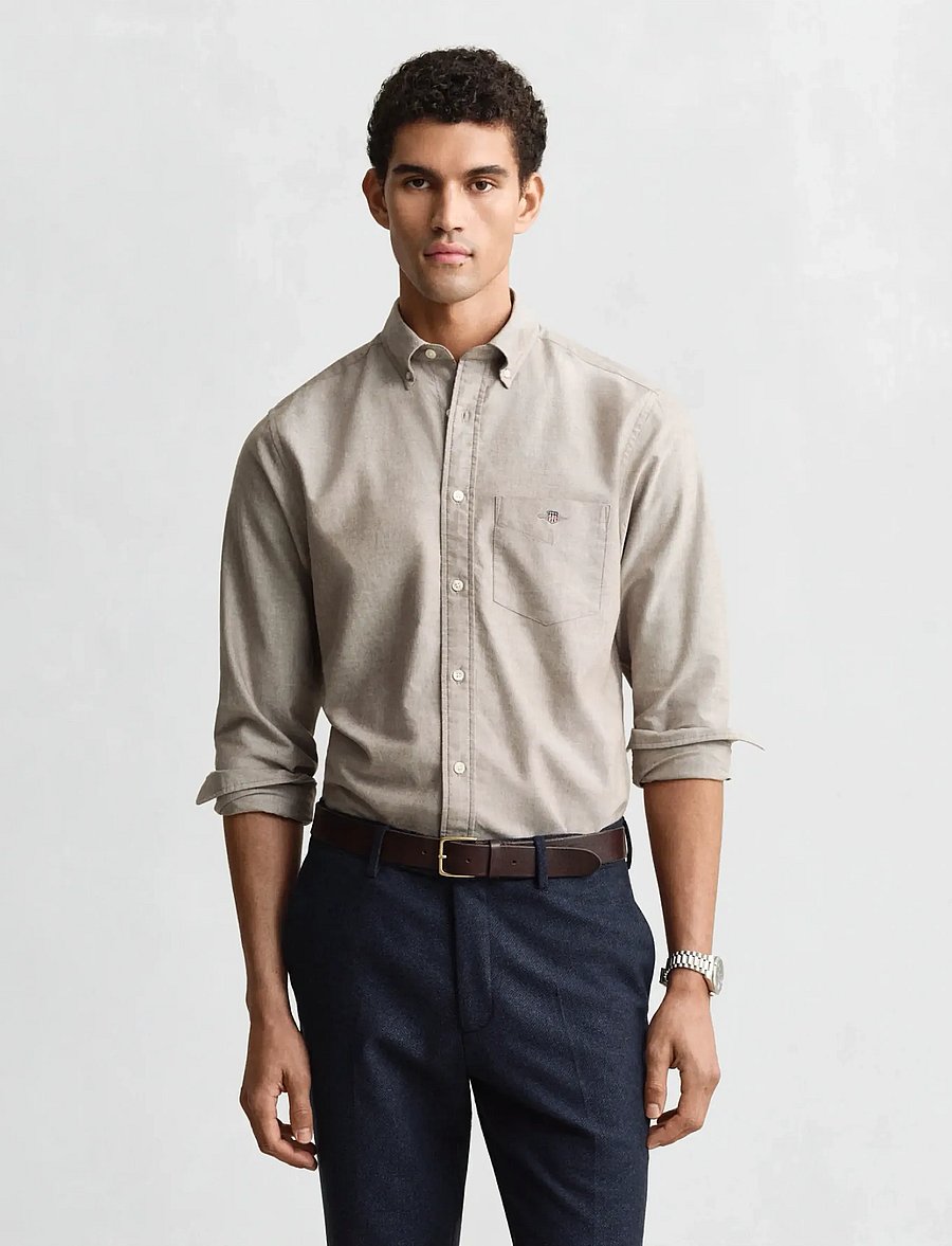 Gant - REG CLASSIC OXFORD SHIRT - oxford-hemden - mahogany brown - 0