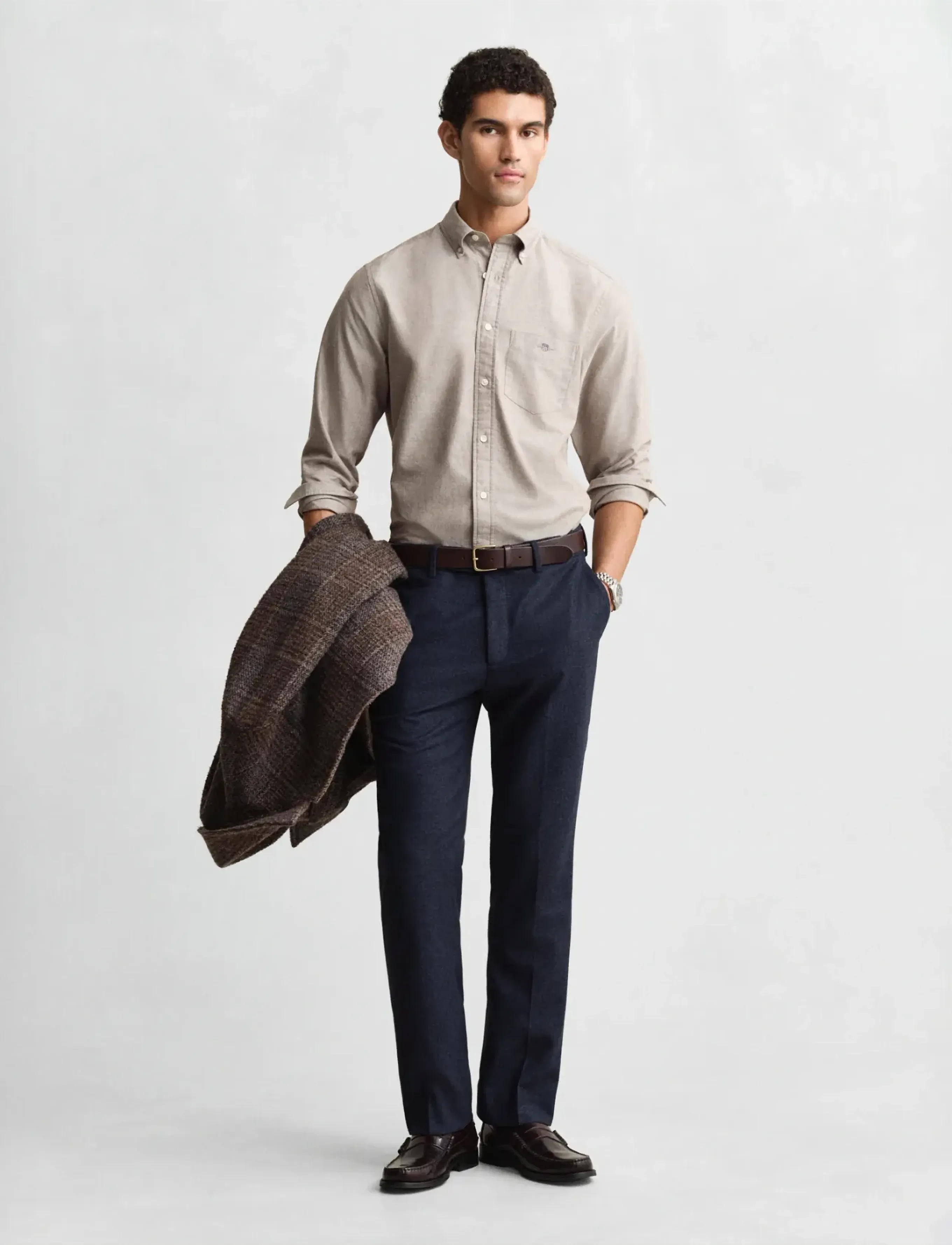 Gant - REG CLASSIC OXFORD SHIRT - oxford-hemden - mahogany brown - 2
