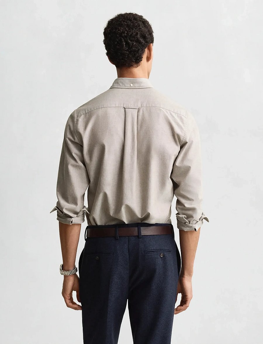 Gant - REG CLASSIC OXFORD SHIRT - oxford-hemden - mahogany brown - 4