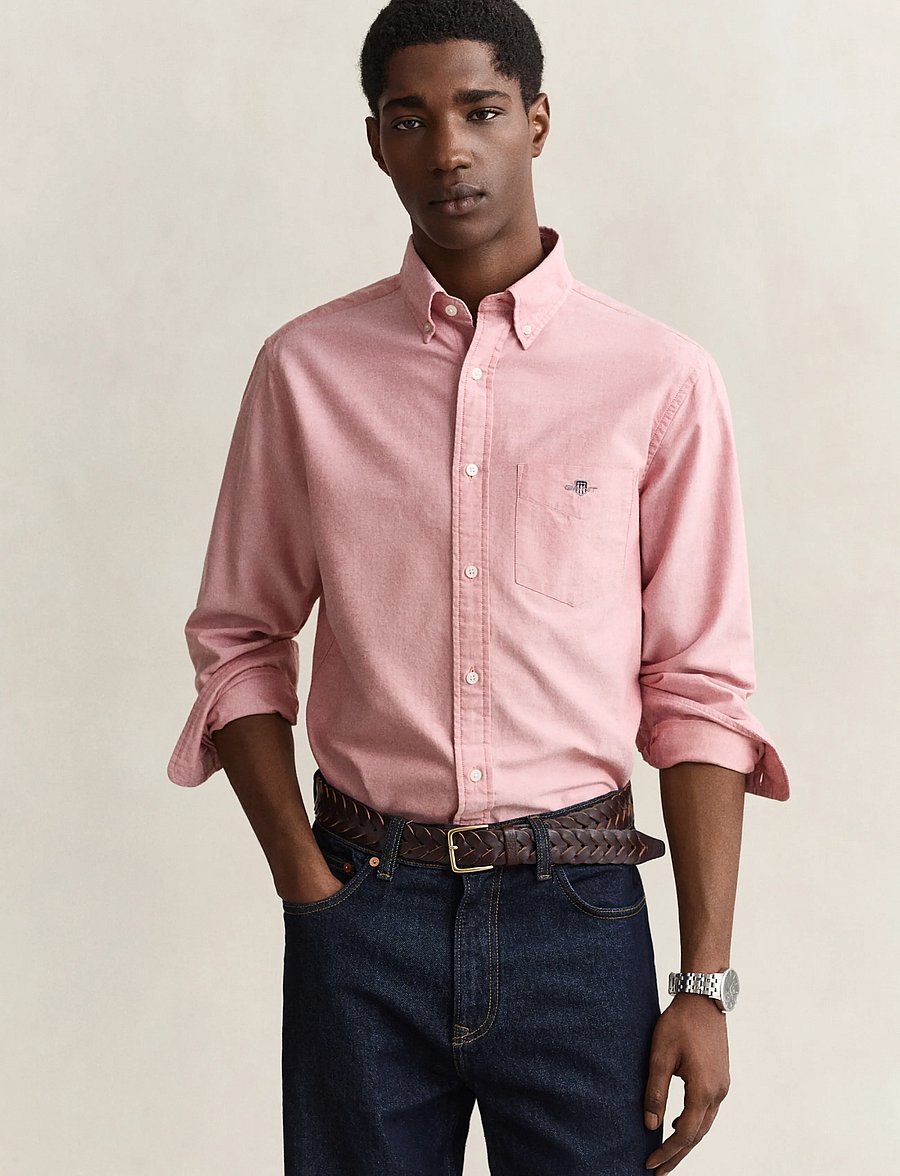 Gant - REG CLASSIC OXFORD SHIRT - oxfordi särgid - maple fire - 0