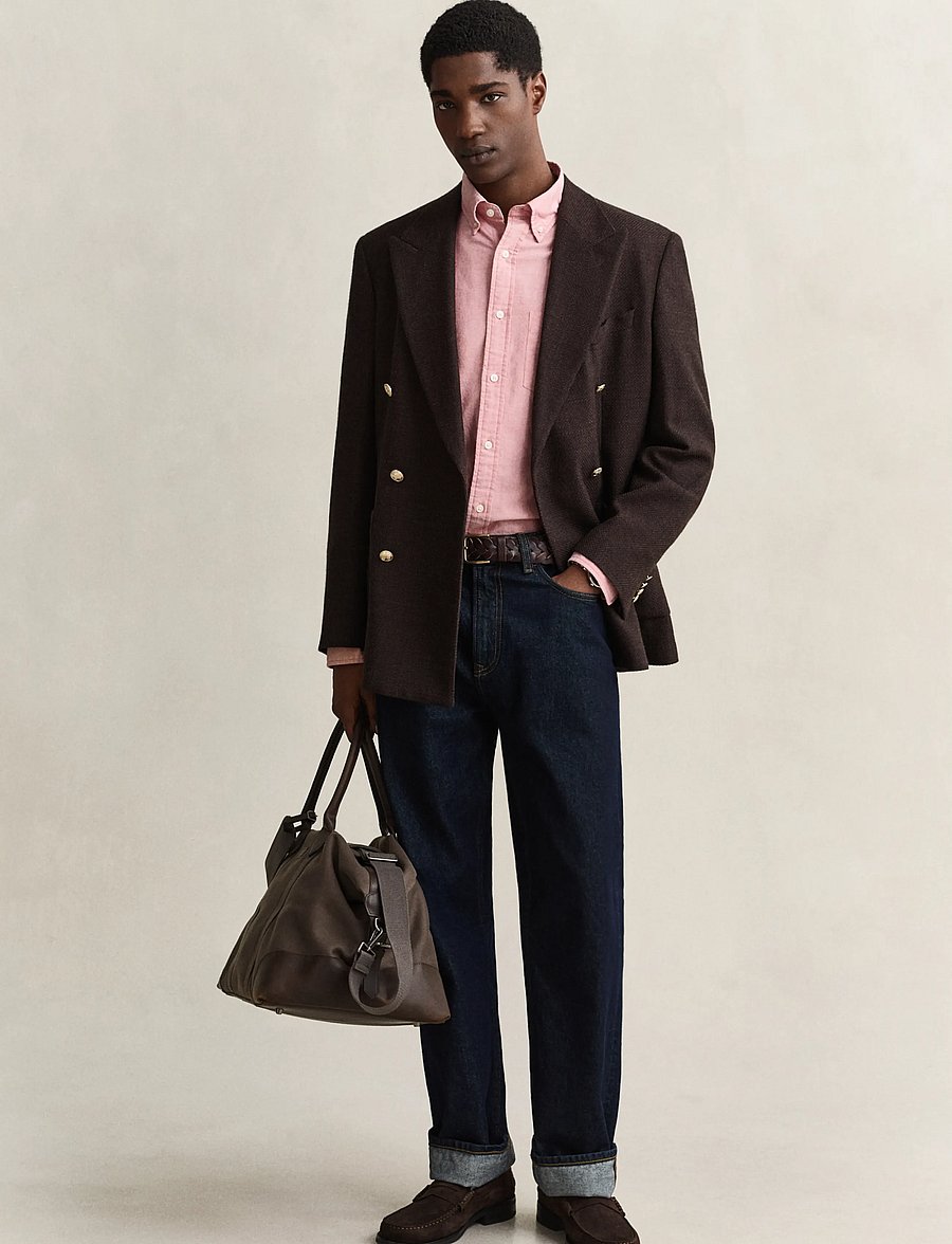 Gant - REG CLASSIC OXFORD SHIRT - oxfordi särgid - maple fire - 4
