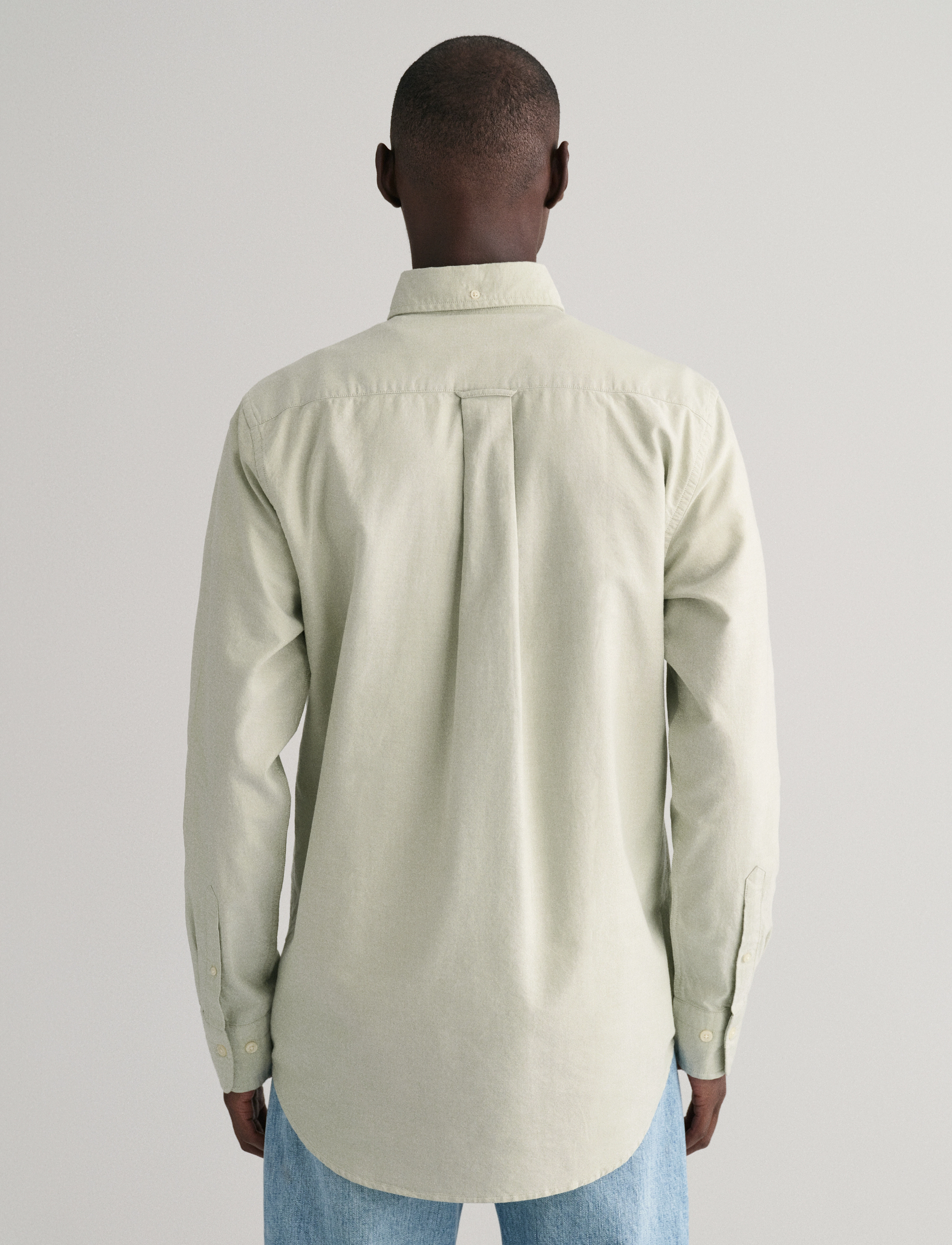Gant - REG CLASSIC OXFORD SHIRT - oxford skjorter - milky matcha - 3