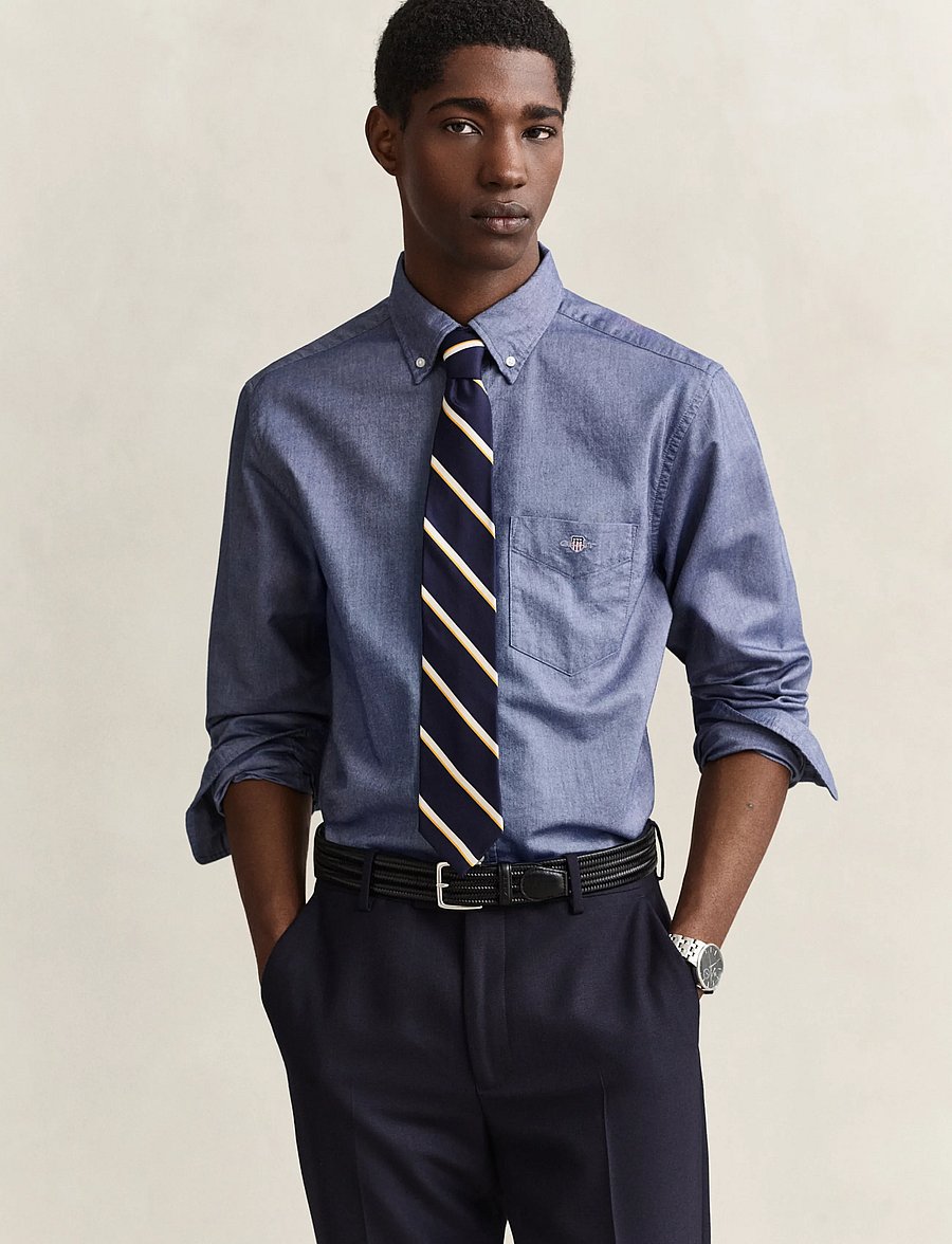Gant - REG CLASSIC OXFORD SHIRT - chemises oxford - persian blue - 0