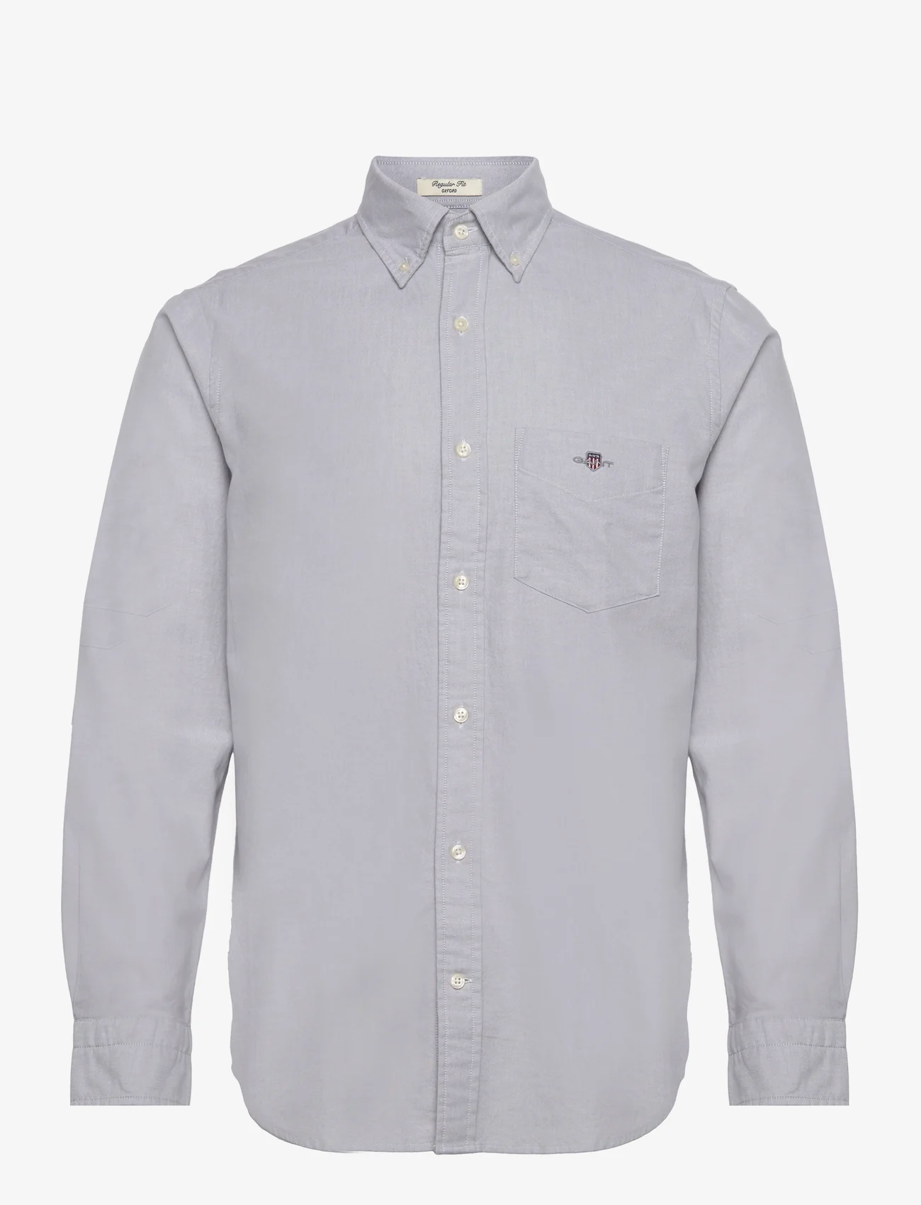 GANT - REG OXFORD SHIRT - oxford-skjorter - stone grey - 0