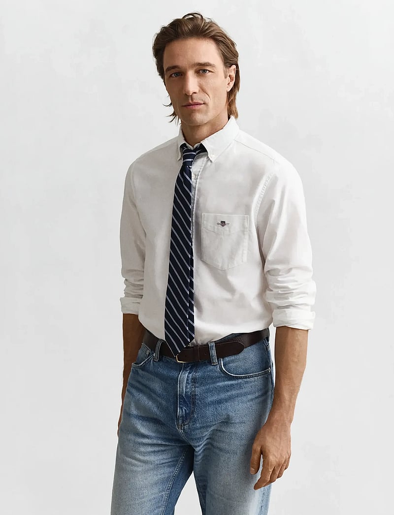 GANT - REG CLASSIC OXFORD SHIRT - oxford-hemden - white - 0