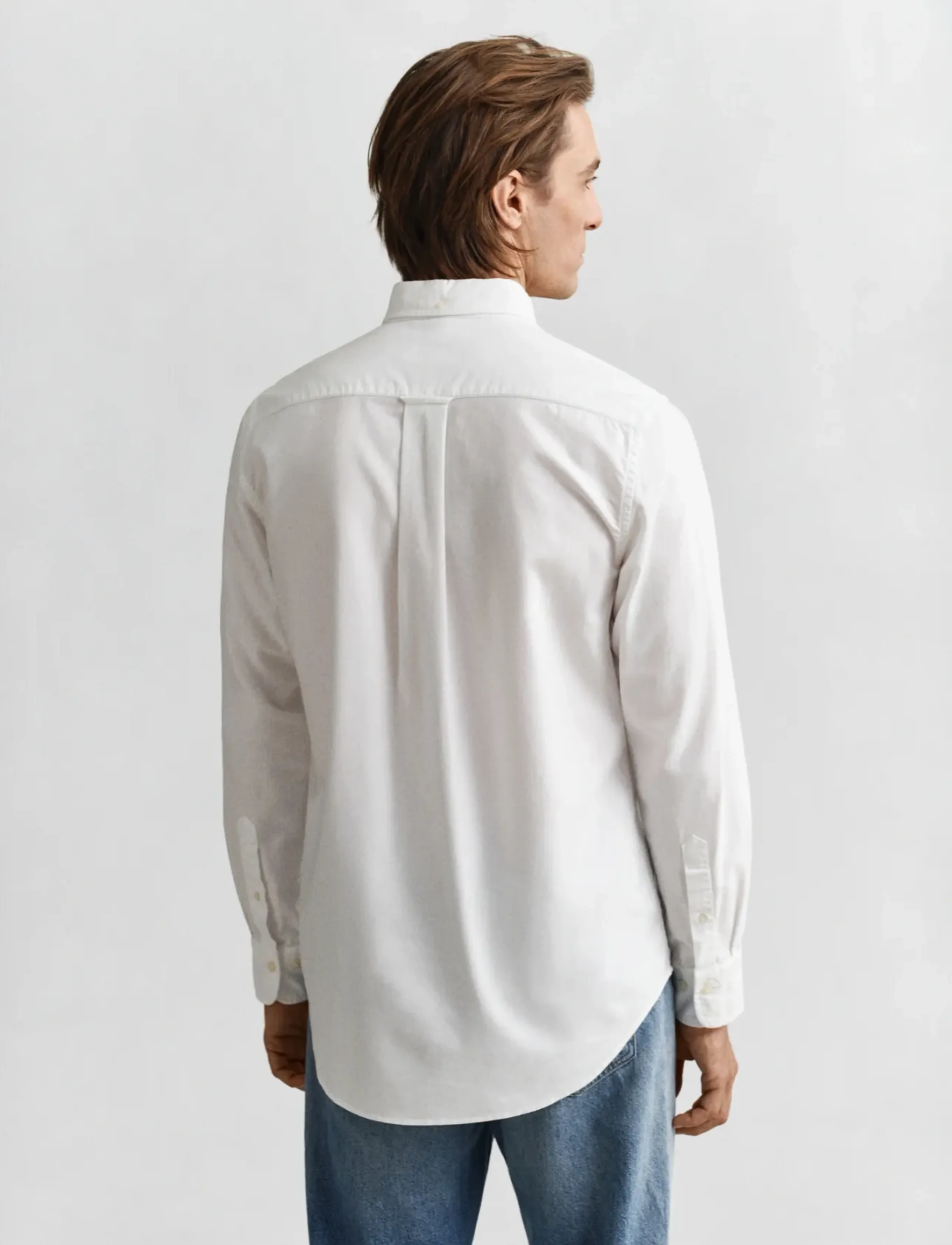 Gant - REG CLASSIC OXFORD SHIRT - oxford-skjortor - white - 3
