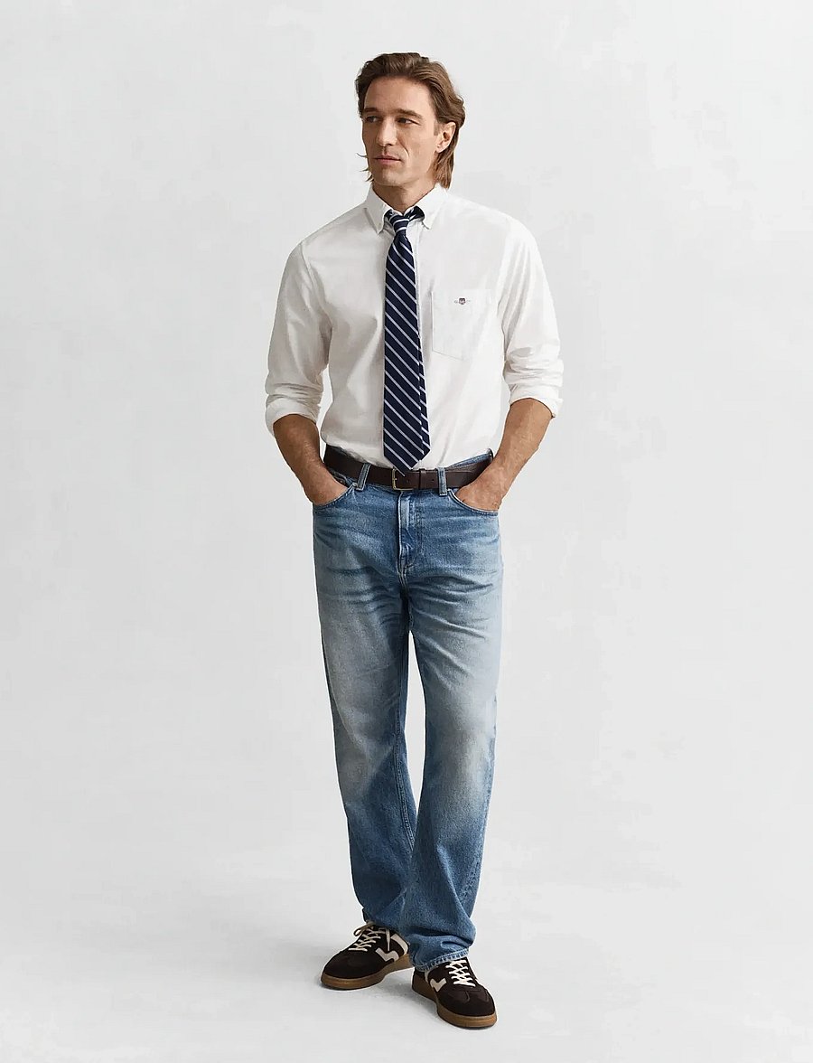 Gant - REG CLASSIC OXFORD SHIRT - oxford-skjortor - white - 4