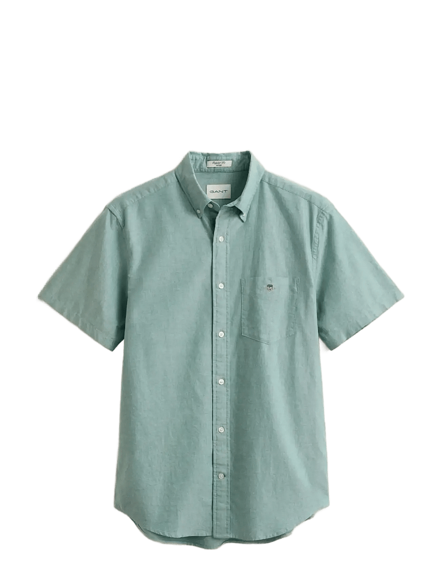 Gant - REG CLASSIC OXFORD SS SHIRT - oxford skjorter - botanical hue - 1