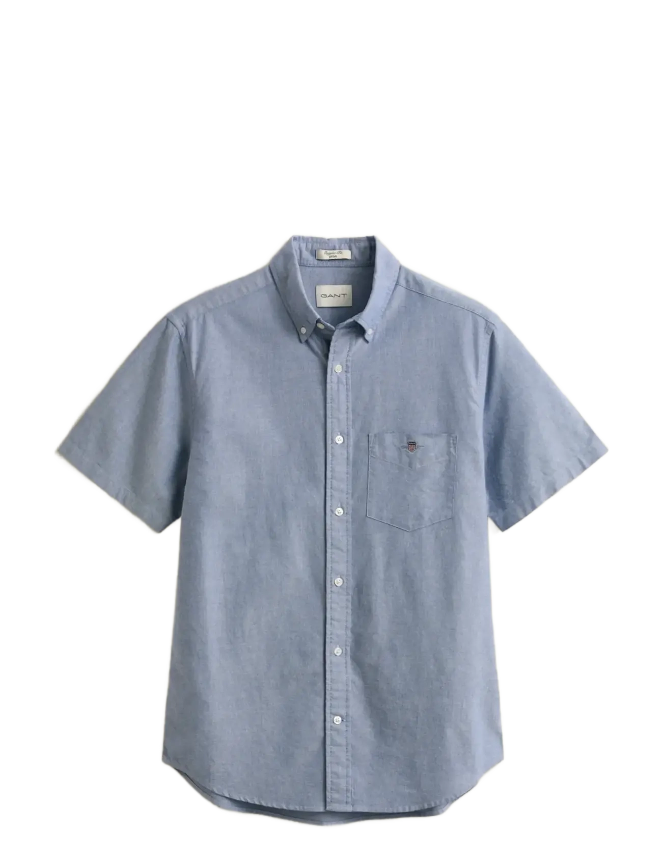 Gant REG CLASSIC OXFORD SS SHIRT - Skjorter - COLLEGE BLUE / blue