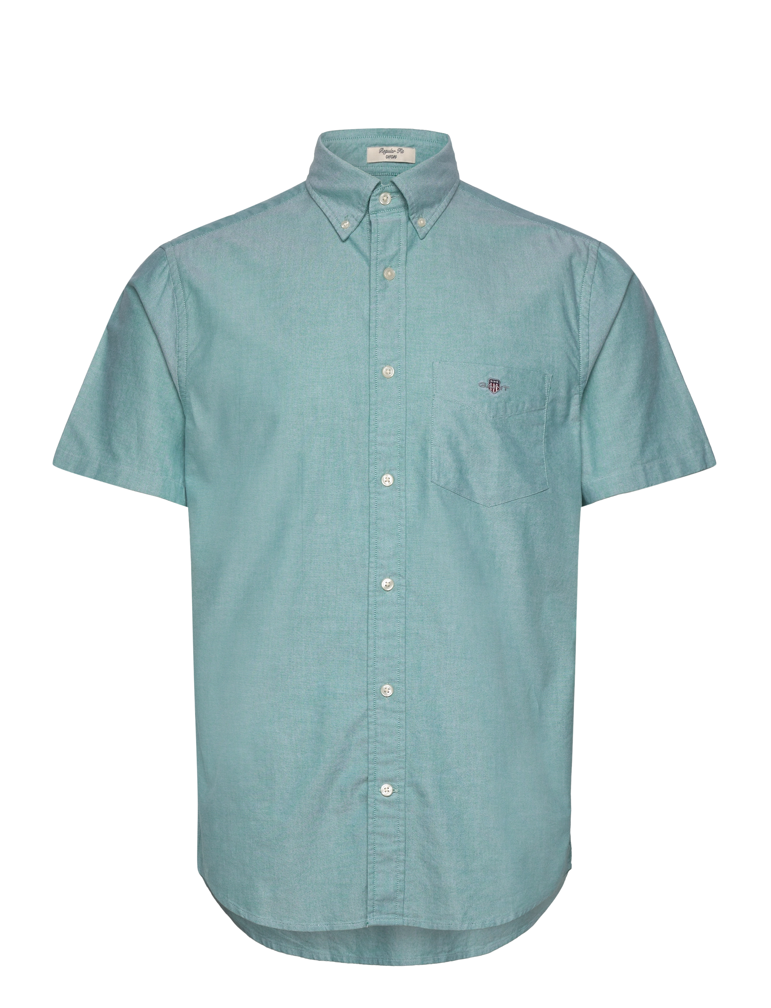 Gant REG CLASSIC OXFORD SS SHIRT - Basic skjortor - DEEP GREEN / green