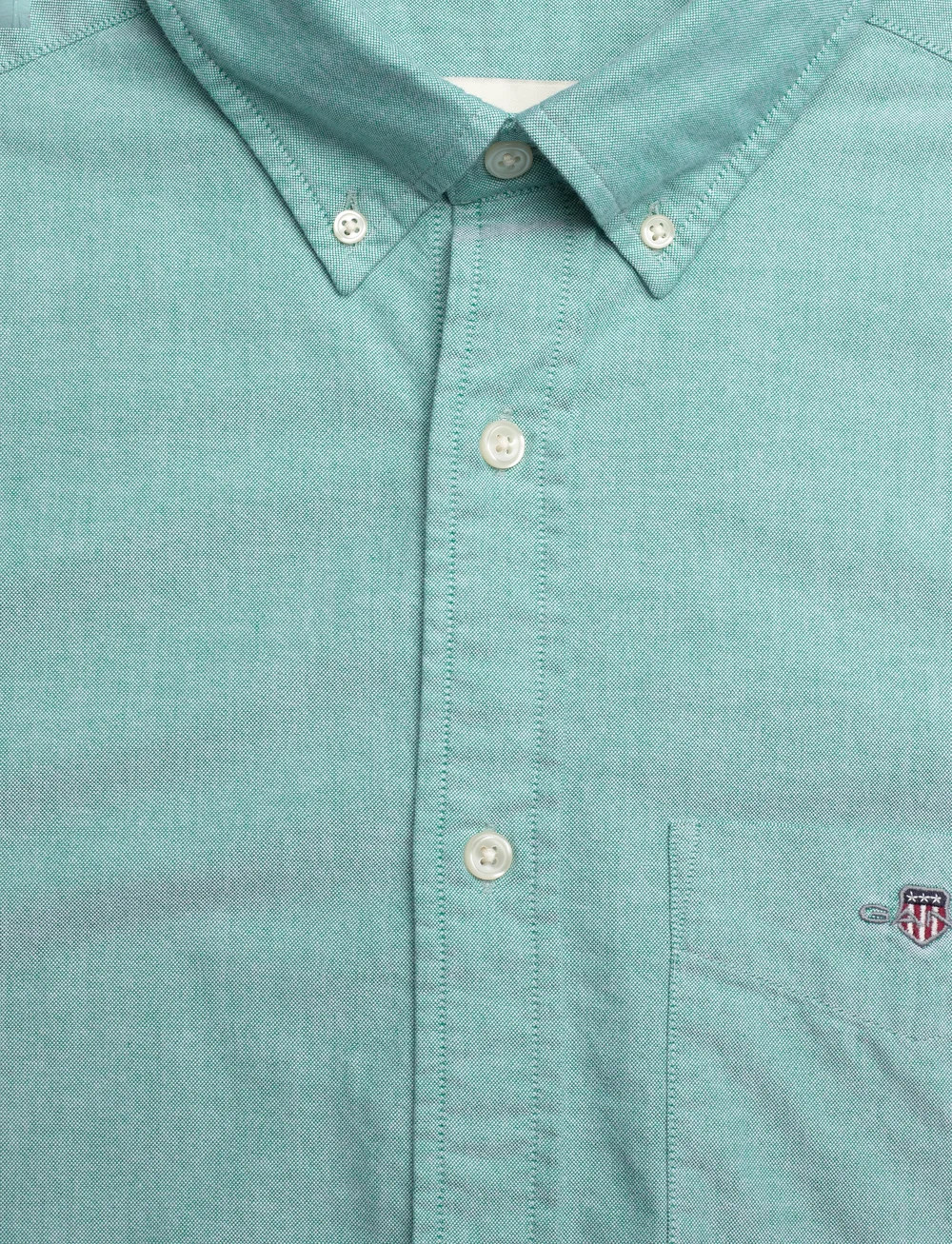 GANT - REG CLASSIC OXFORD SS SHIRT - tavalised t-särgid - deep green - 2
