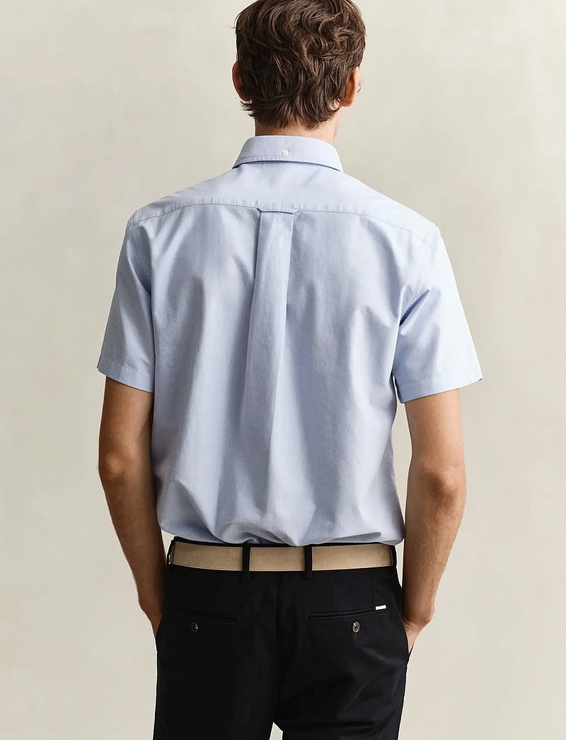 GANT - REG CLASSIC OXFORD SS SHIRT - oxford-hemden - light blue - 3