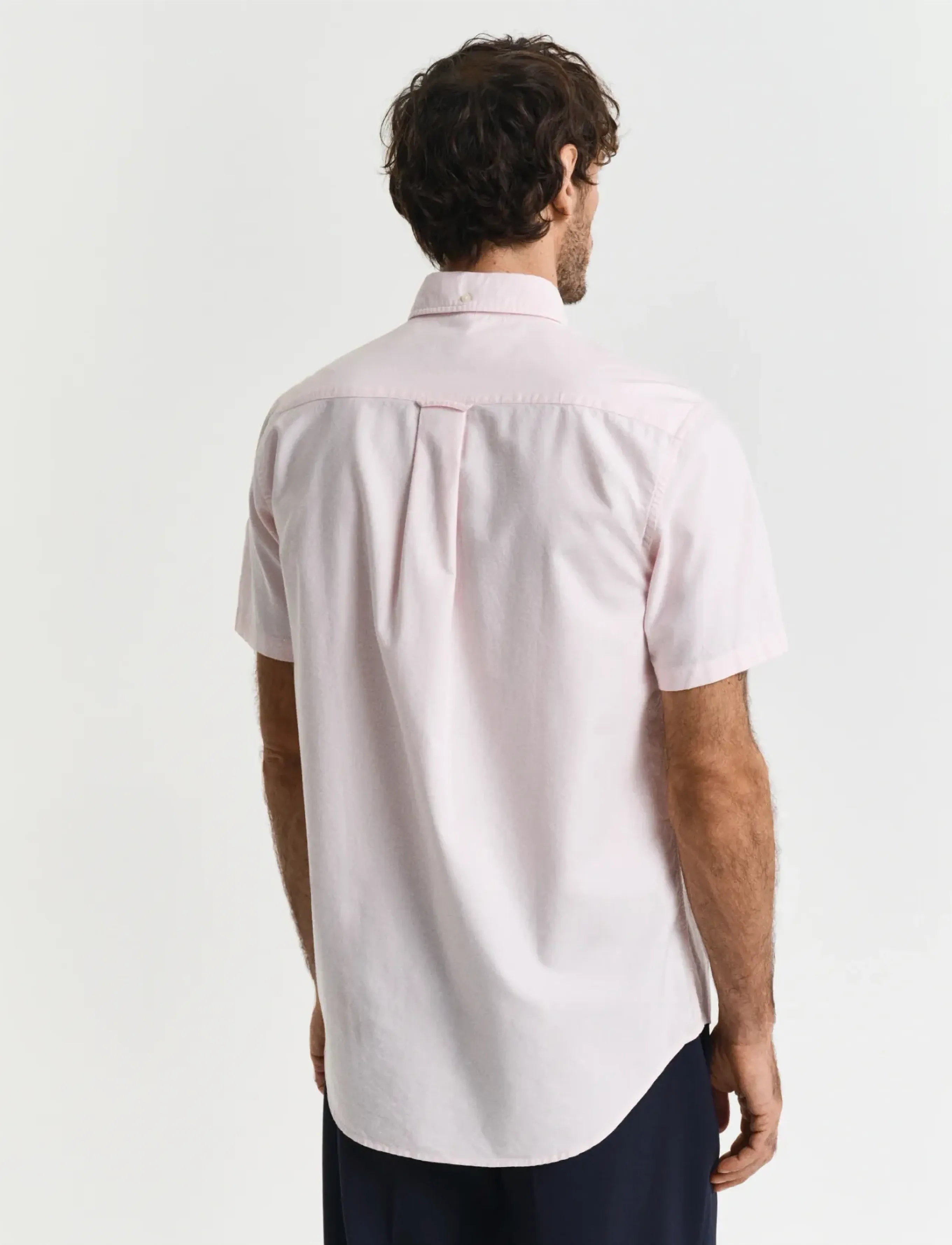 Gant - REG CLASSIC OXFORD SS SHIRT - oxford skjorter - light pink - 3