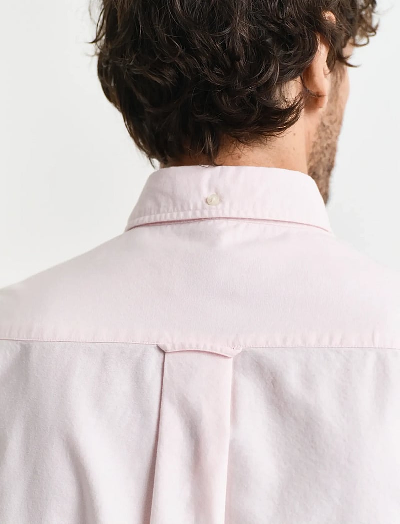 GANT - REG CLASSIC OXFORD SS SHIRT - oxford stila krekli - light pink - 4