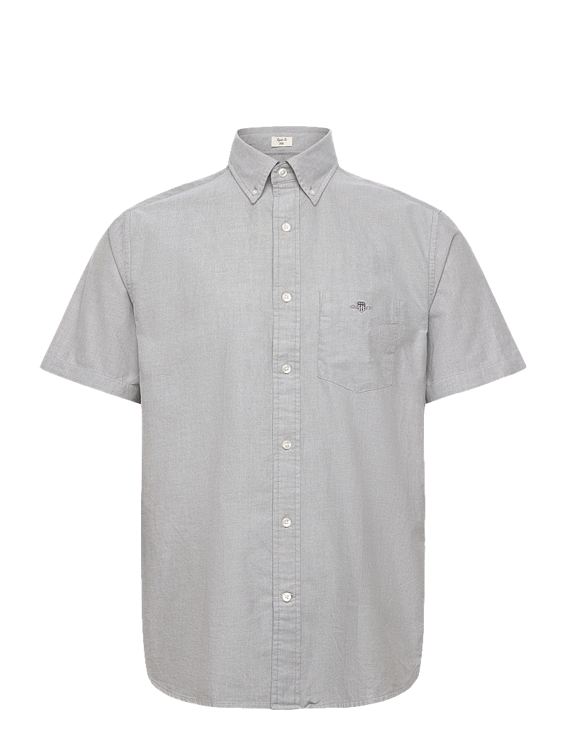 GANT - REG CLASSIC OXFORD SS SHIRT - basic-hemden - moss green - 0