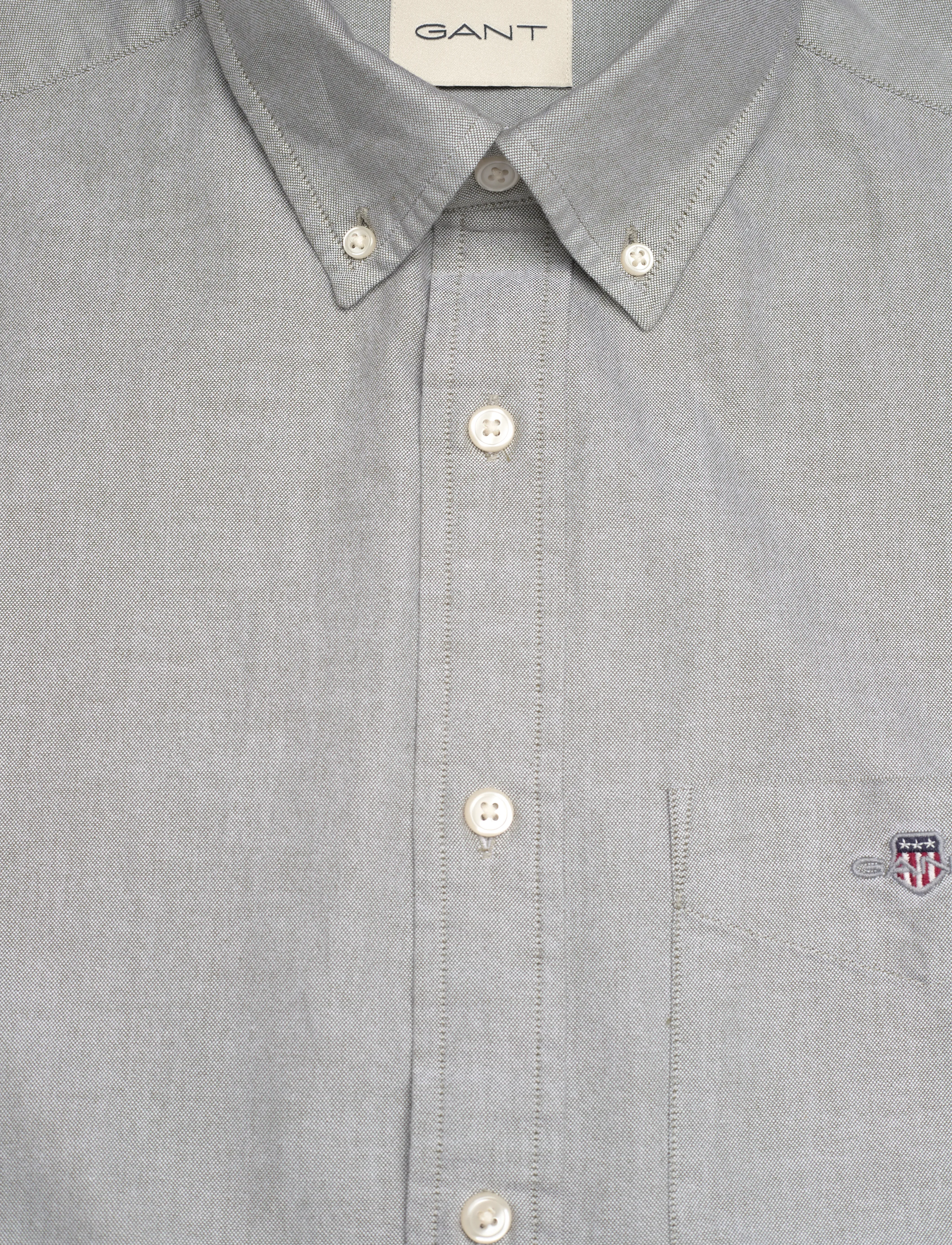 Gant - REG CLASSIC OXFORD SS SHIRT - chemises oxford - moss green - 2