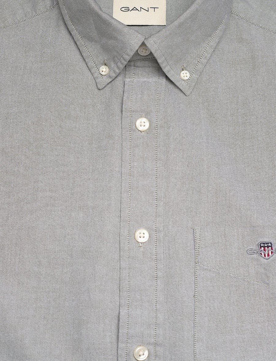 Gant - REG CLASSIC OXFORD SS SHIRT - chemises oxford - moss green - 2