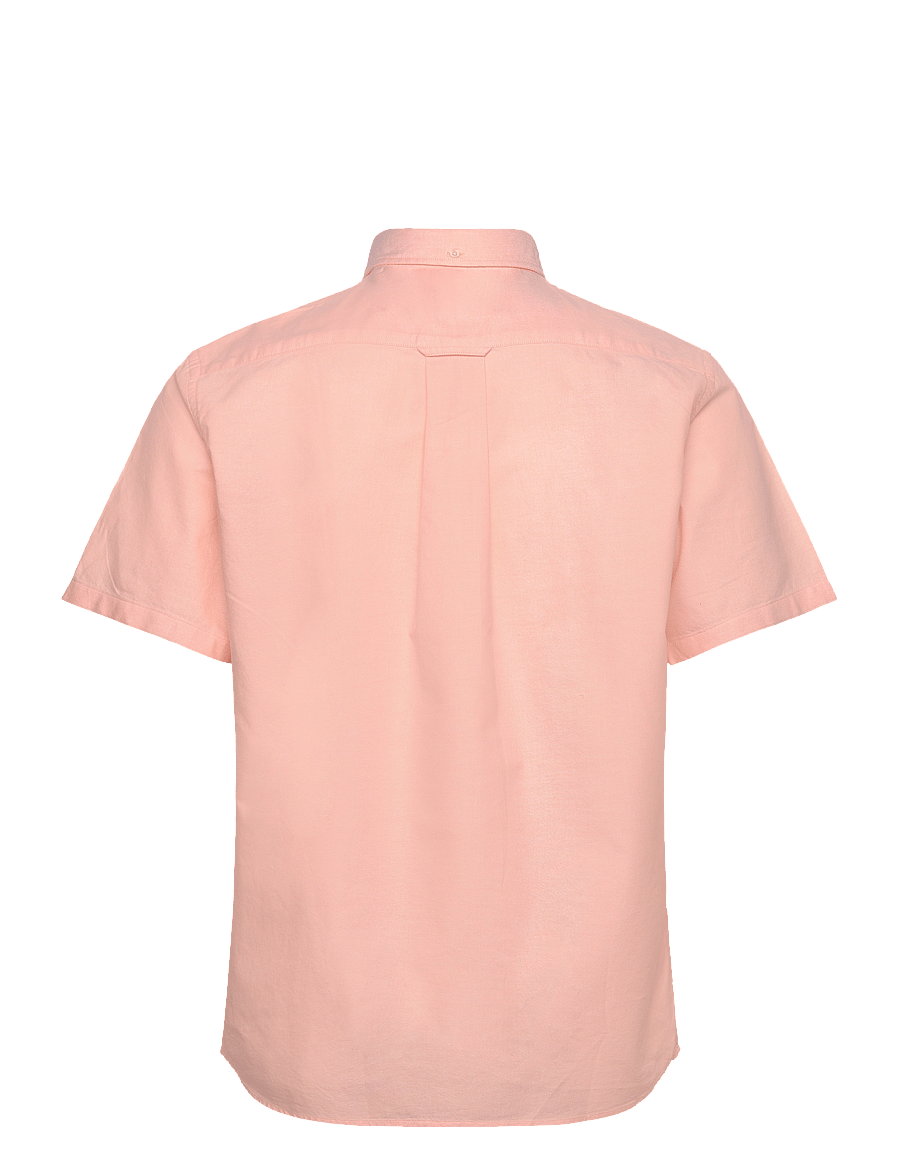Gant - REG CLASSIC OXFORD SS SHIRT - oxford skjorter - peachy orange - 1