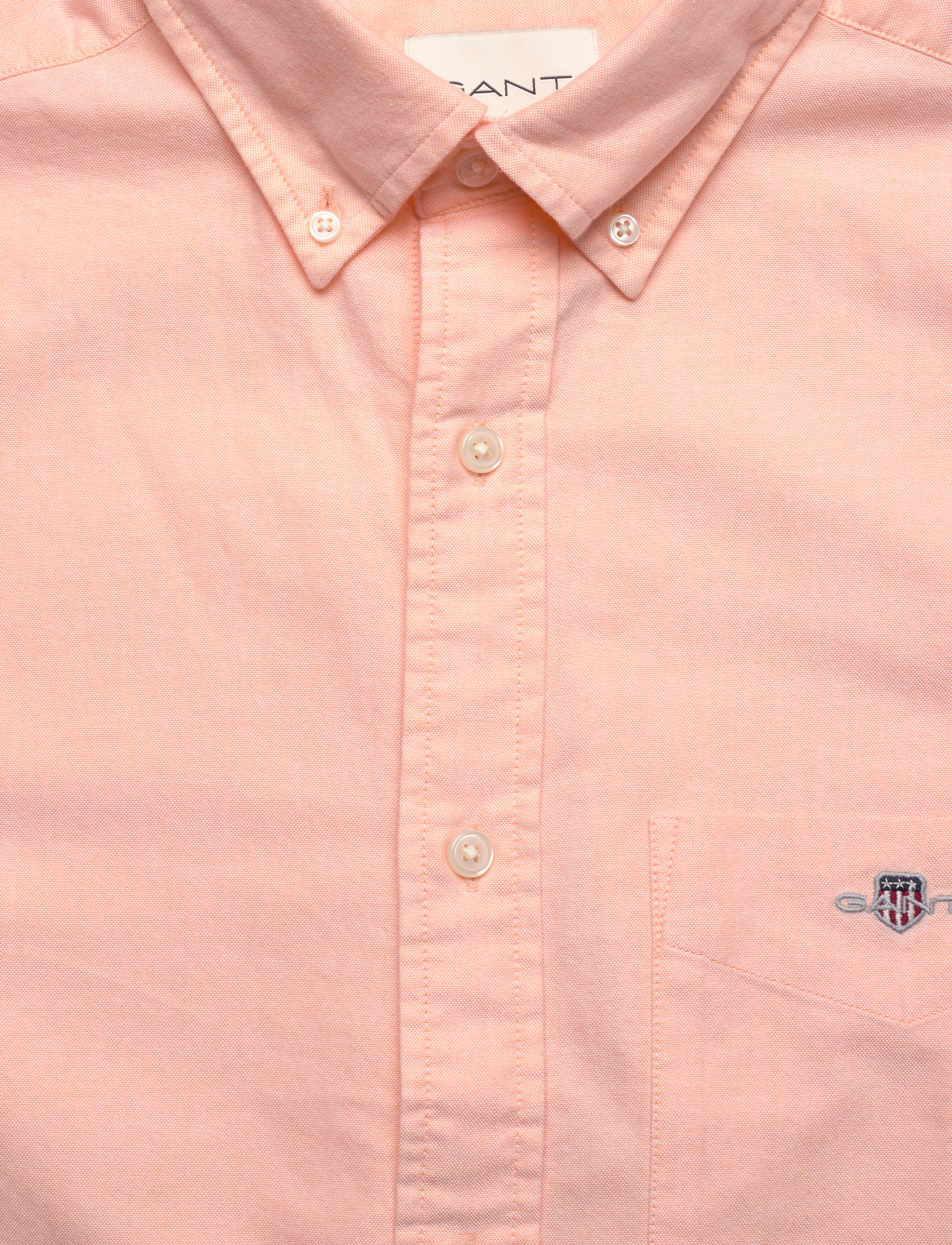 Gant - REG CLASSIC OXFORD SS SHIRT - oxford skjorter - peachy orange - 2