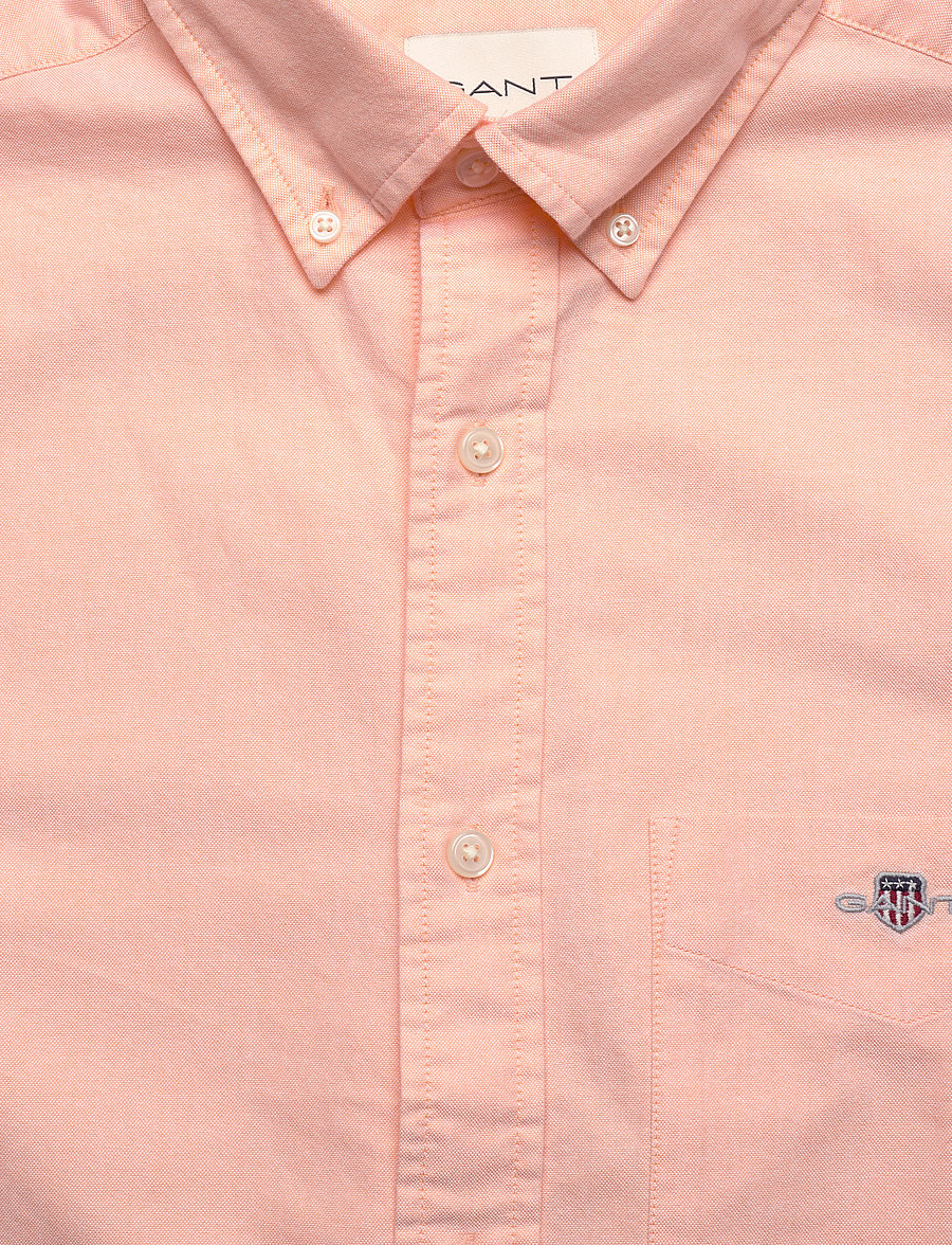 Gant - REG CLASSIC OXFORD SS SHIRT - oxford skjorter - peachy orange - 2