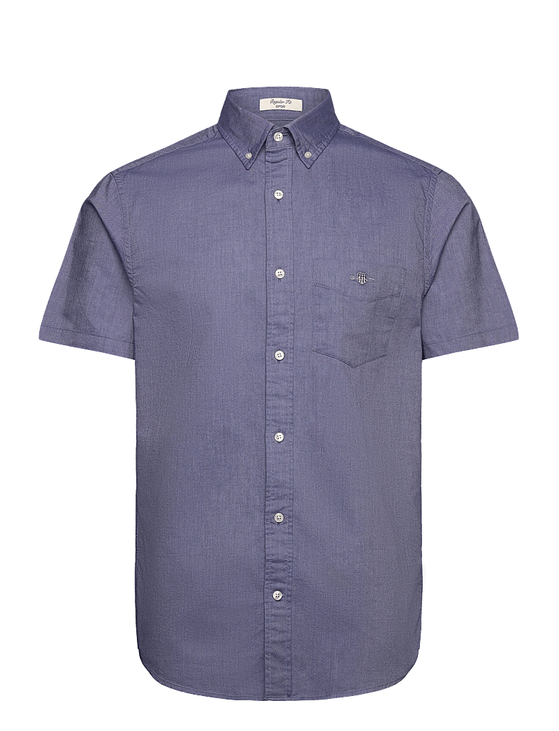 Gant - REG CLASSIC OXFORD SS SHIRT - oxfordi särgid - persian blue - 1