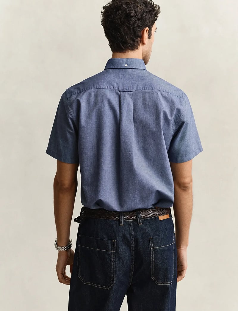 Gant - REG CLASSIC OXFORD SS SHIRT - oxfordi särgid - persian blue - 3
