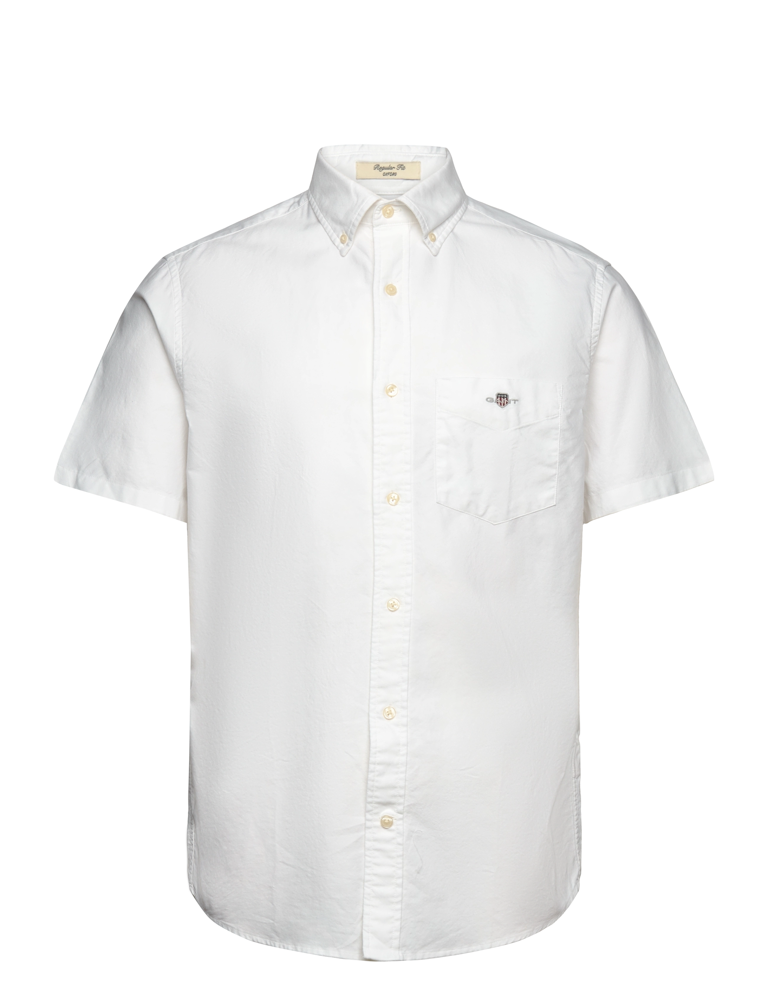 Gant REG CLASSIC OXFORD SS SHIRT - Basic shirts - WHITE / white