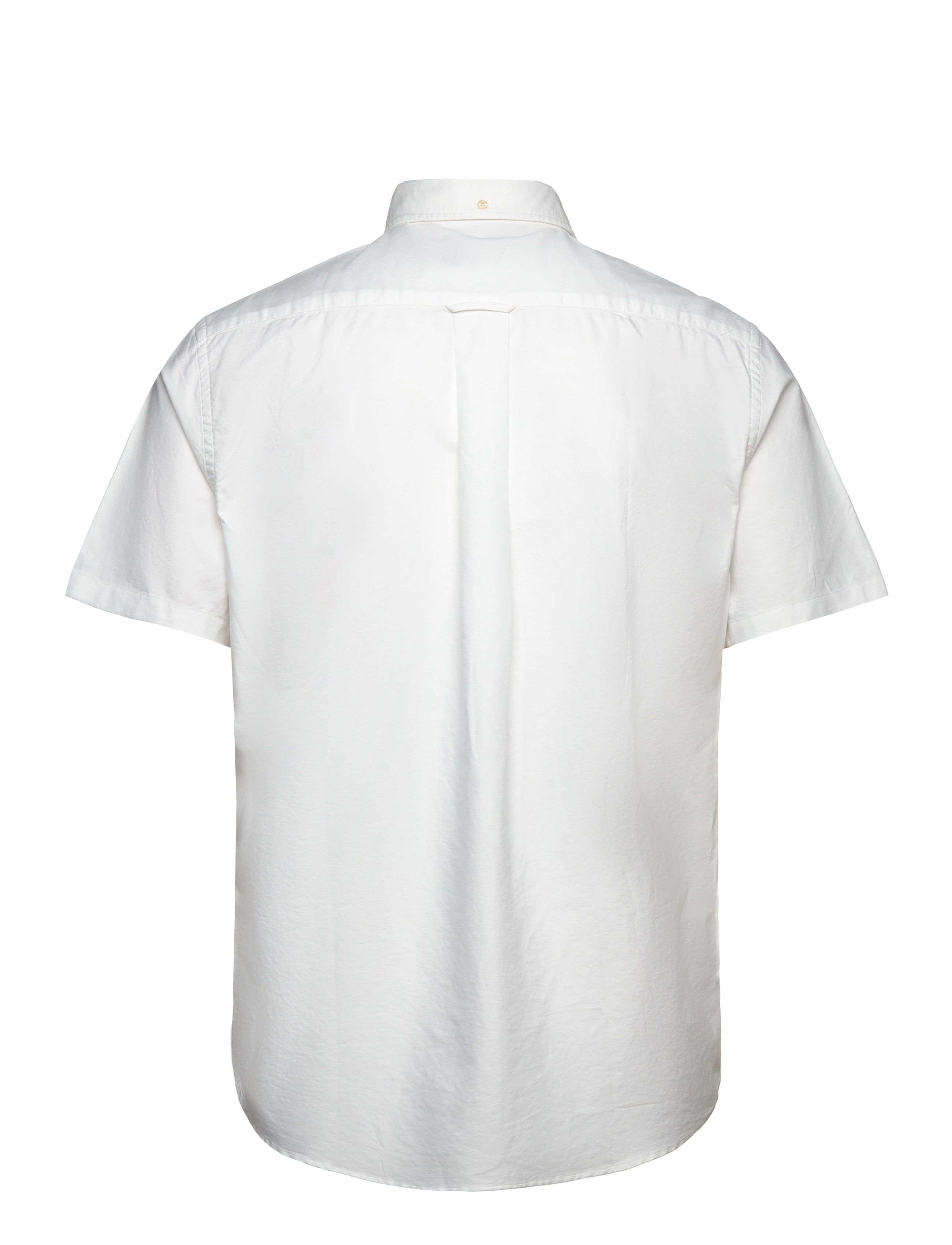 Gant - REG CLASSIC OXFORD SS SHIRT - oxford stila krekli - white - 2