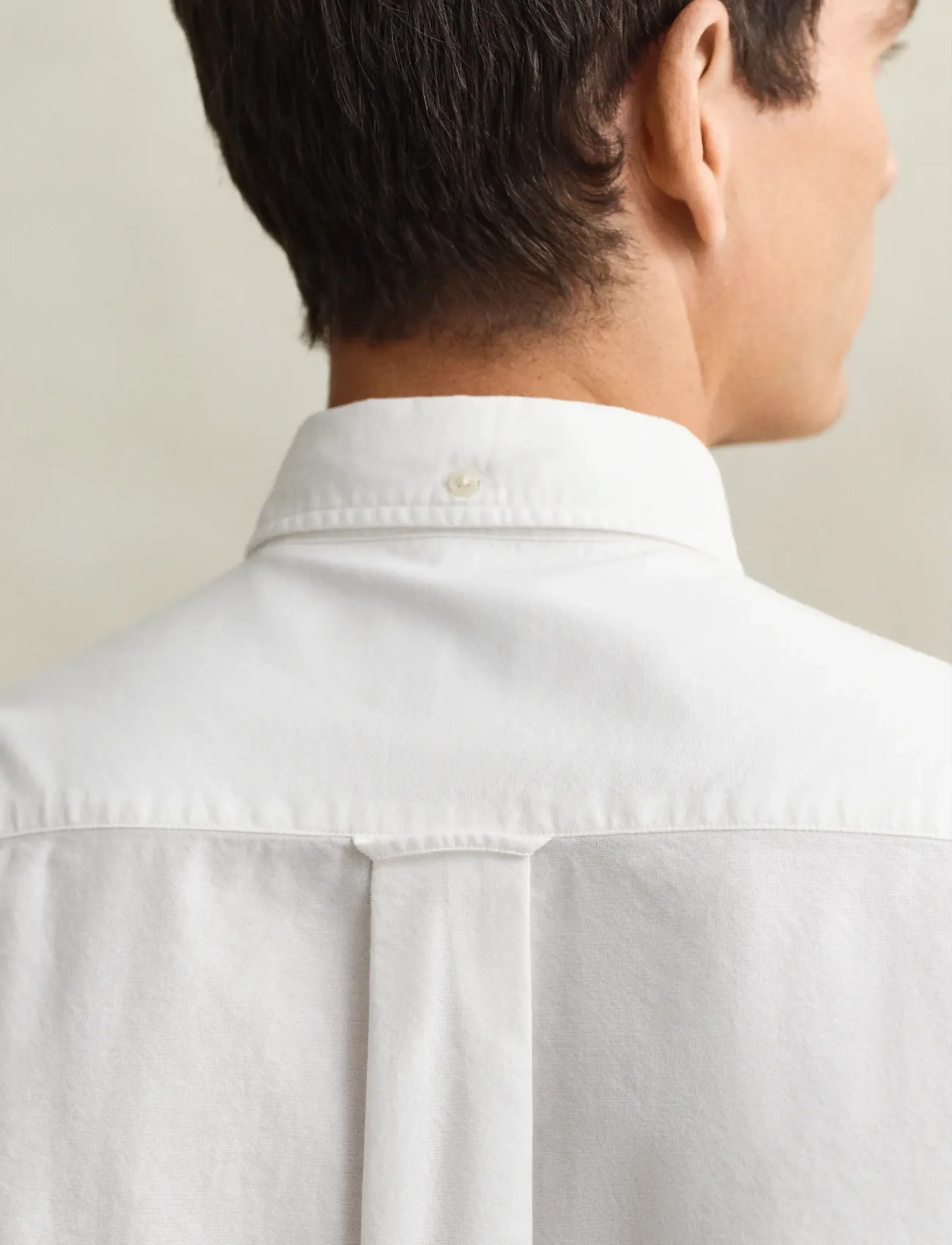 Gant - REG CLASSIC OXFORD SS SHIRT - oxford stila krekli - white - 4