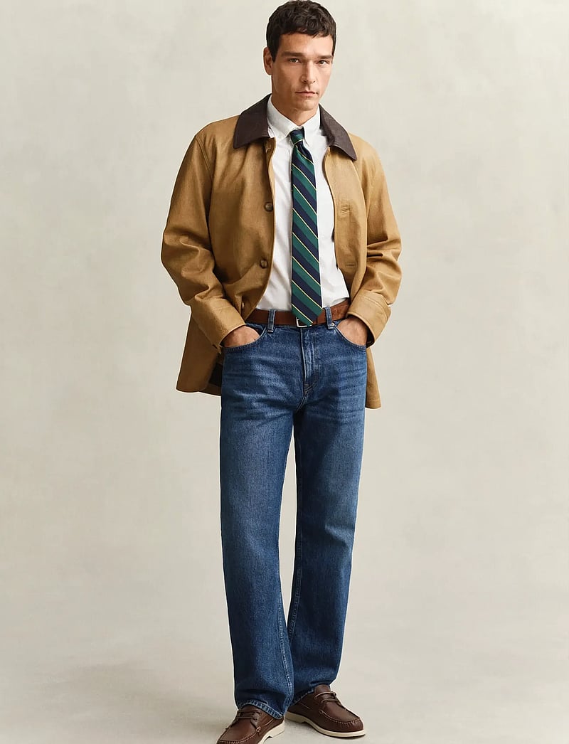 GANT - REG CLASSIC OXFORD SS SHIRT - tavalised t-särgid - white - 5