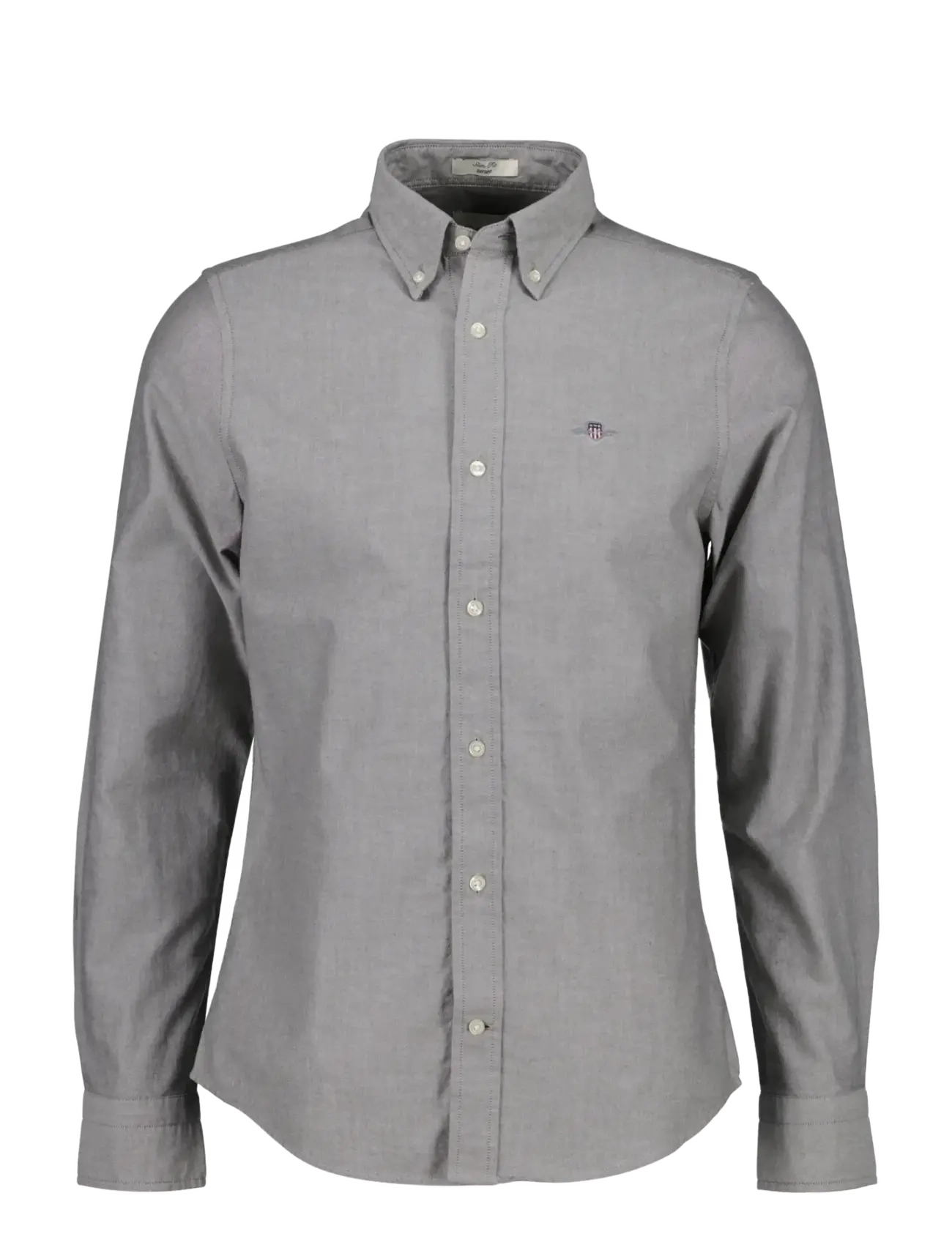 Gant SLIM CLASSIC OXFORD SHIRT - Gant - BLACK BROWN / grey